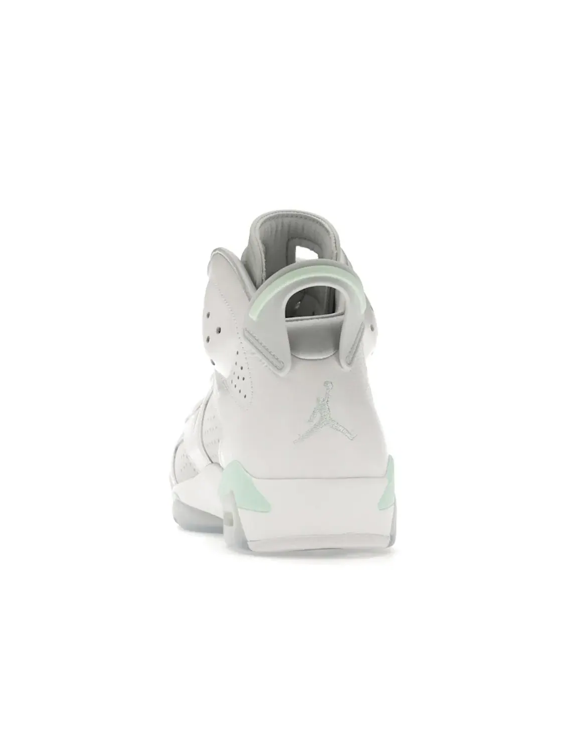 Женские кроссовки с замшевой вставкой Jordan 6 Retro Jordan — изображение 4 из 4, белый/платиновый