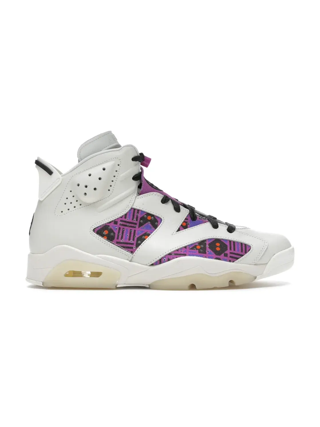 Мужские кроссовки с принтом Jordan 6 Retro Quai54 — изображение 1 из 4, черный-оранжевый-синий
