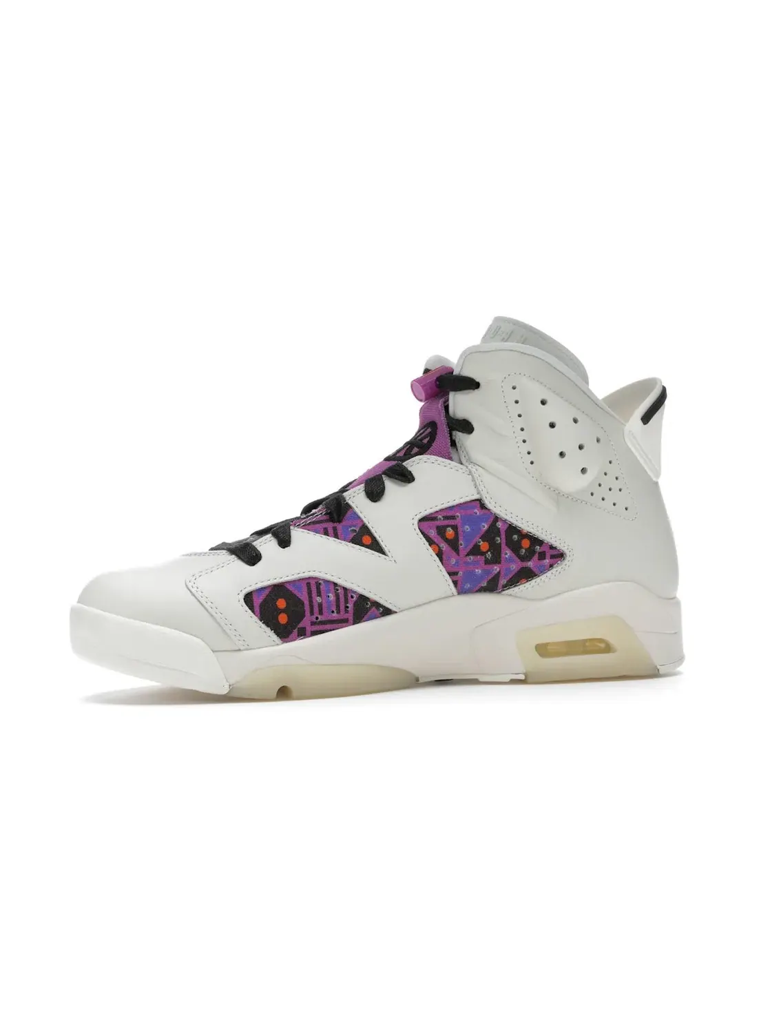 Мужские кроссовки с принтом Jordan 6 Retro Quai54 — изображение 3 из 4, черный-оранжевый-синий