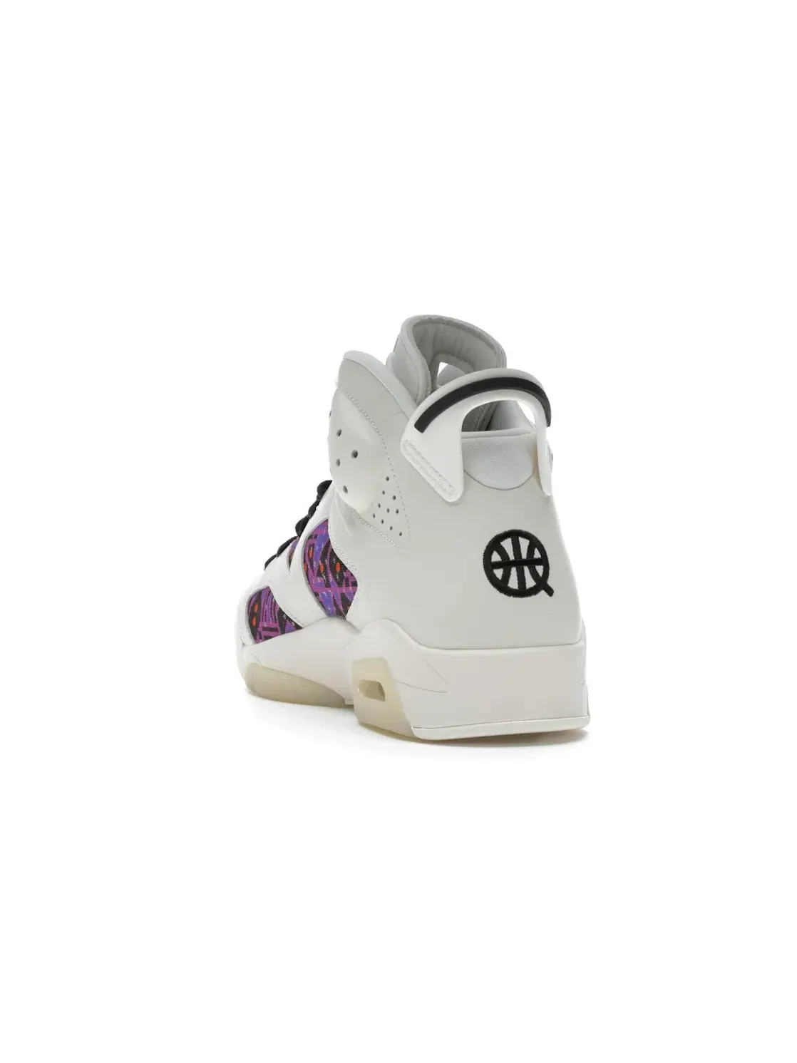 Мужские кроссовки с принтом Jordan 6 Retro Quai54 — изображение 4 из 4, черный-оранжевый-синий