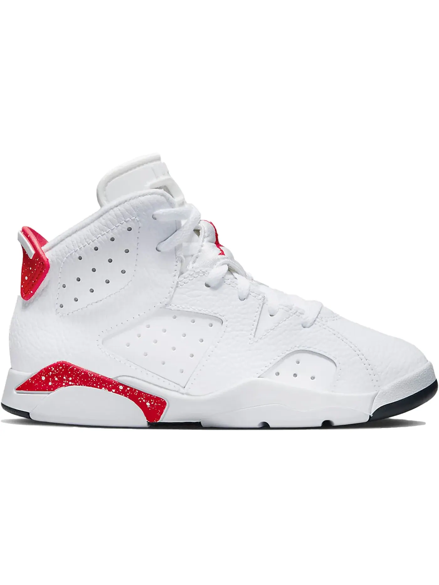 Детские кроссовки Lifestyle с принтом Jordan 6 Retro Jordan White/University Red-Black — изображение 1 из 1