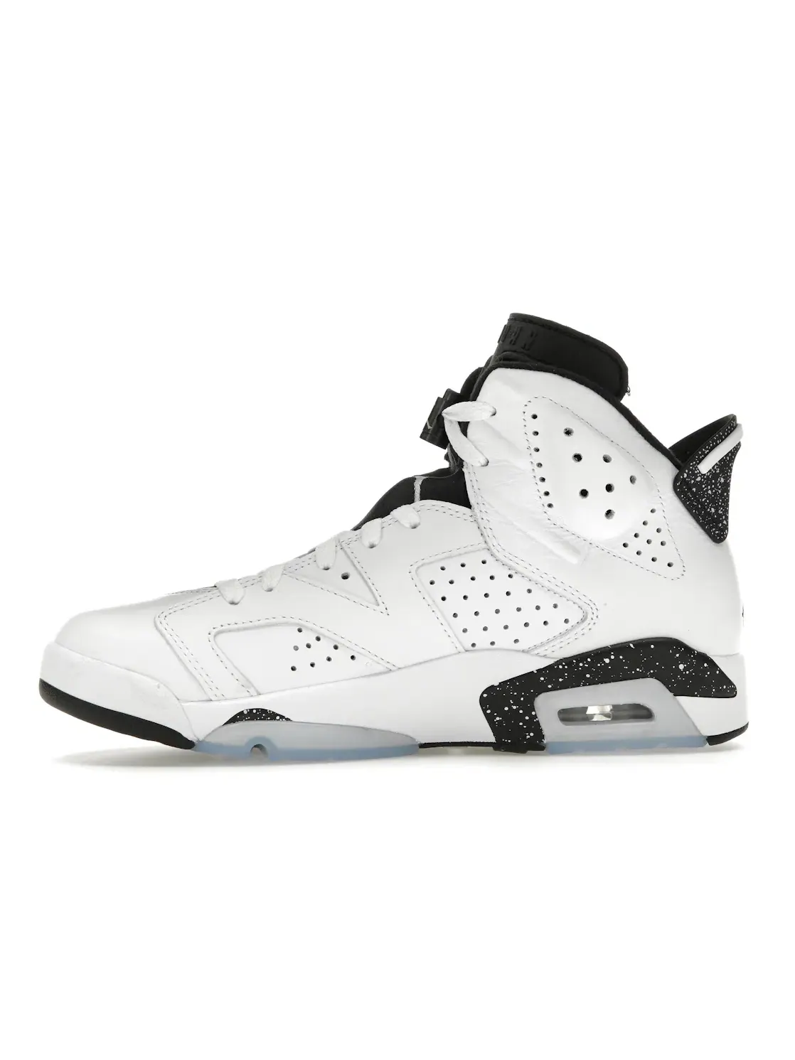 Мужские кроссовки с бело-черной расцветкой Jordan 6 Retro Jordan — изображение 3 из 4, белый/черный