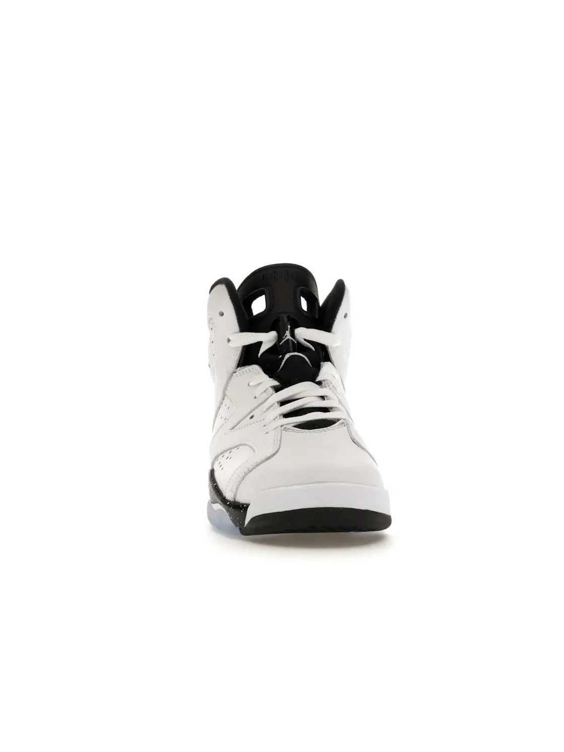 Детские кроссовки с контрастными вставками Jordan 6 Retro Reverse Oreo — изображение 2 из 4, белый/черный