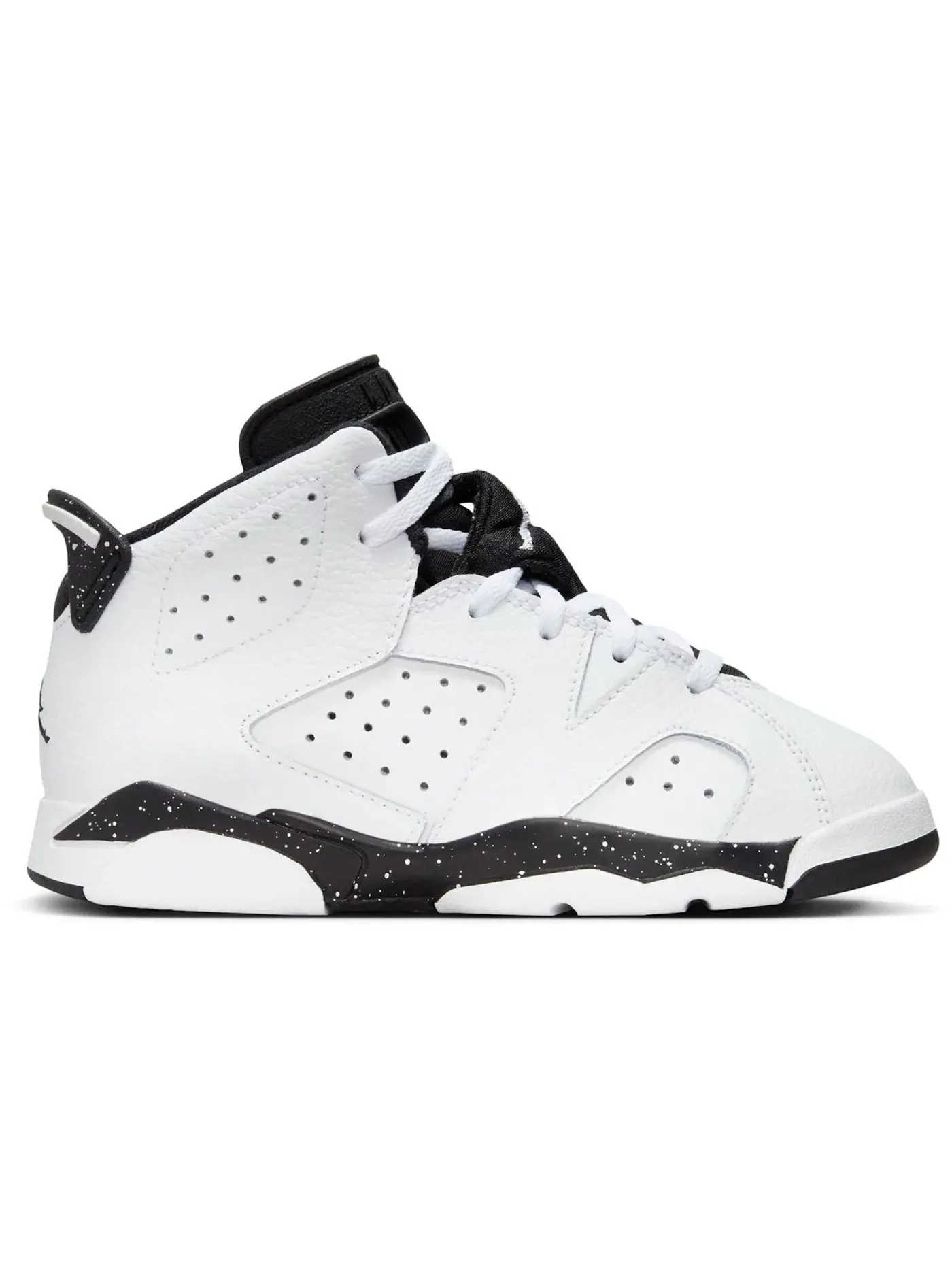Детские кроссовки с инвертированным принтом Jordan 6 Retro Jordan — изображение 1 из 1, белый/черный