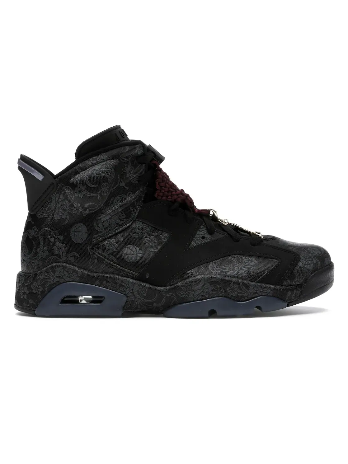 Женские кроссовки с принтом Jordan 6 Retro Jordan — изображение 1 из 4, черный/черный-черный