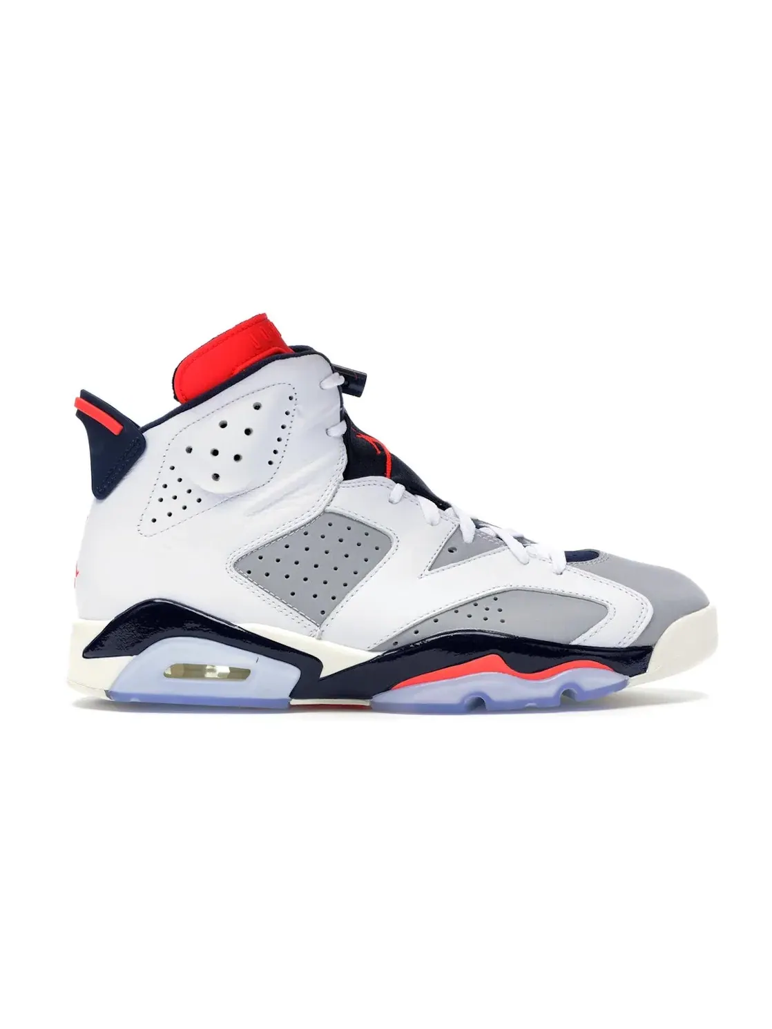 Мужские кроссовки с инновационным дизайном Jordan 6 Retro Tinker Jordan — изображение 1 из 4, белый/-серый