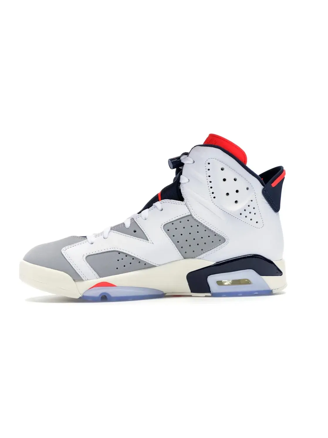 Мужские кроссовки с инновационным дизайном Jordan 6 Retro Tinker Jordan — изображение 3 из 4, белый/-серый