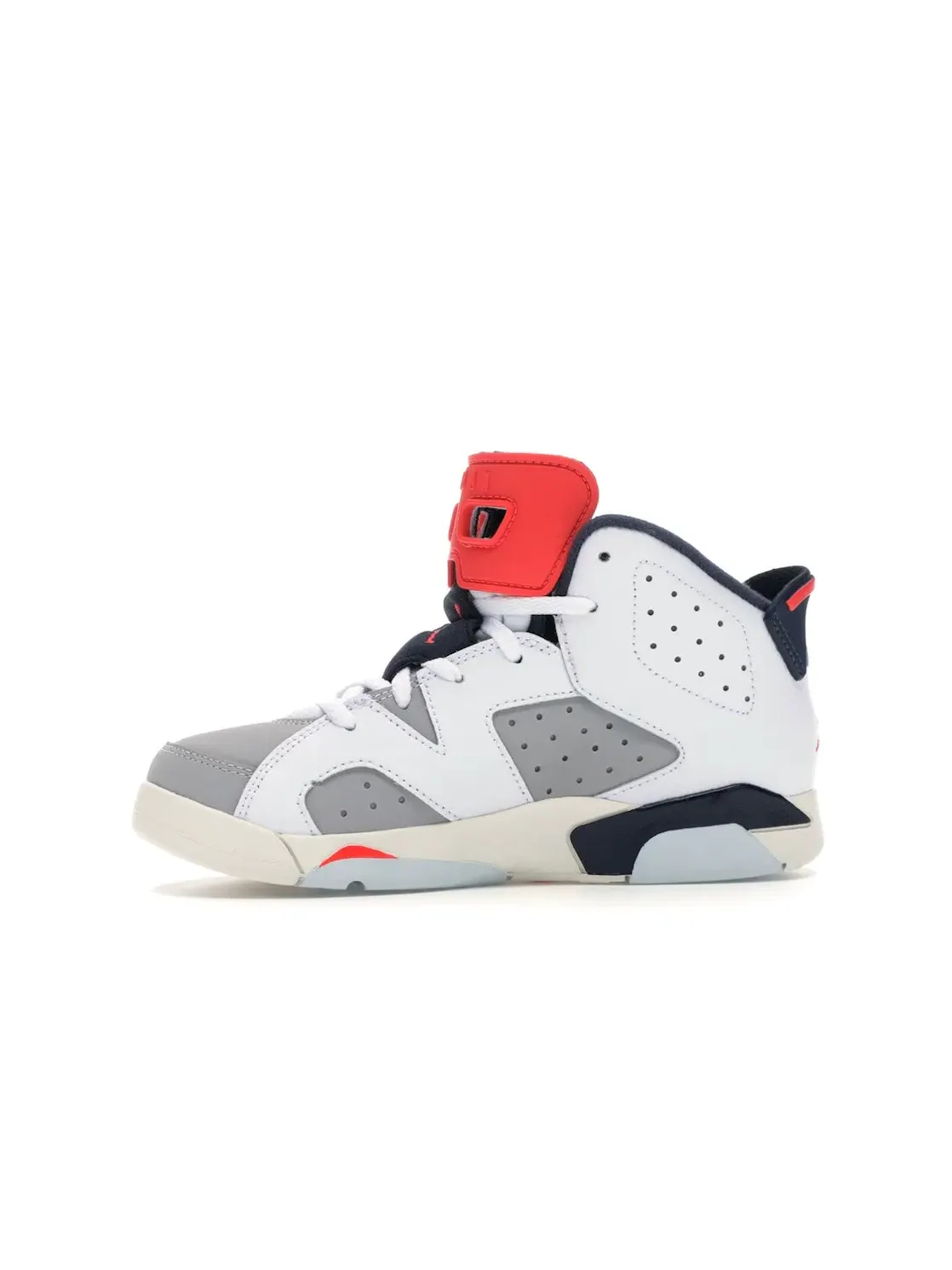 Детские кроссовки Lifestyle Jordan 6 Retro Jordan — изображение 3 из 4, белый/-серый