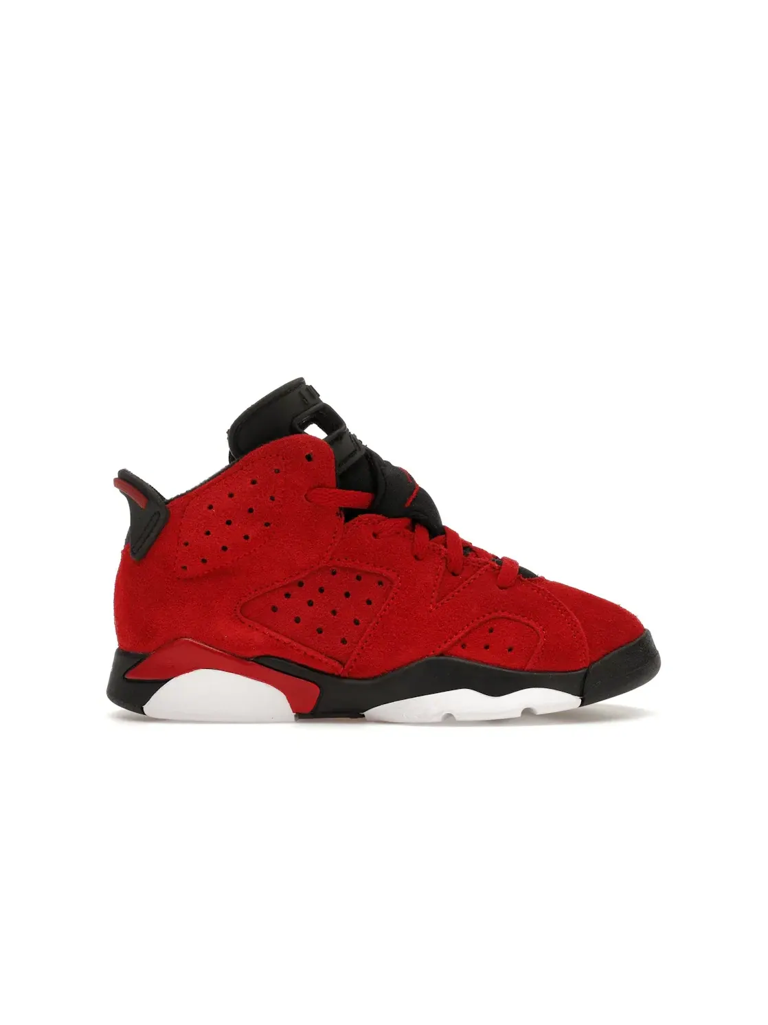 Детские кроссовки с верхом из замши Jordan 6 Retro Jordan — изображение 1 из 4, красный/черный