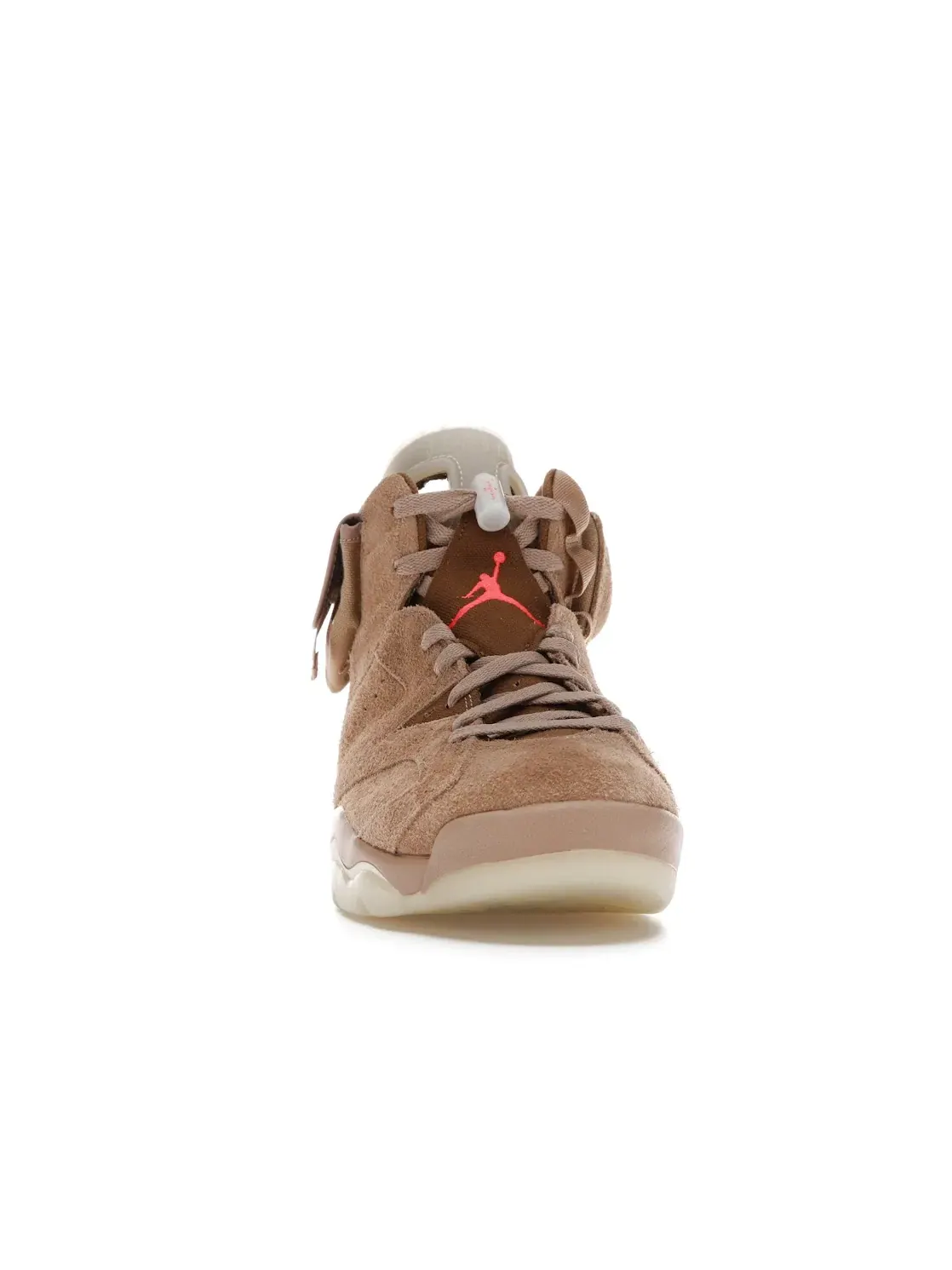 Мужские кроссовки с замшевым верхом Jordan 6 Retro Travis Scott Jordan — изображение 2 из 4, хаки/-яркий