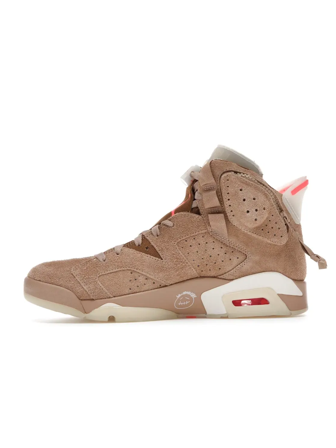 Мужские кроссовки с замшевым верхом Jordan 6 Retro Travis Scott Jordan — изображение 3 из 4, хаки/-яркий