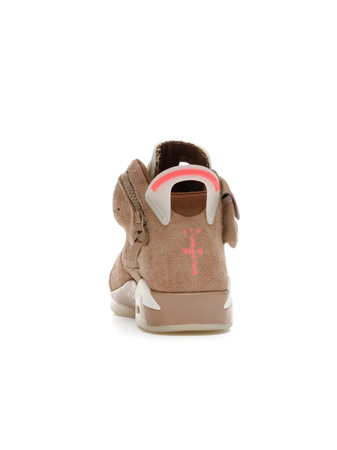 Мужские кроссовки с замшевым верхом Jordan 6 Retro Travis Scott Jordan — изображение 4 из 4, хаки/-яркий