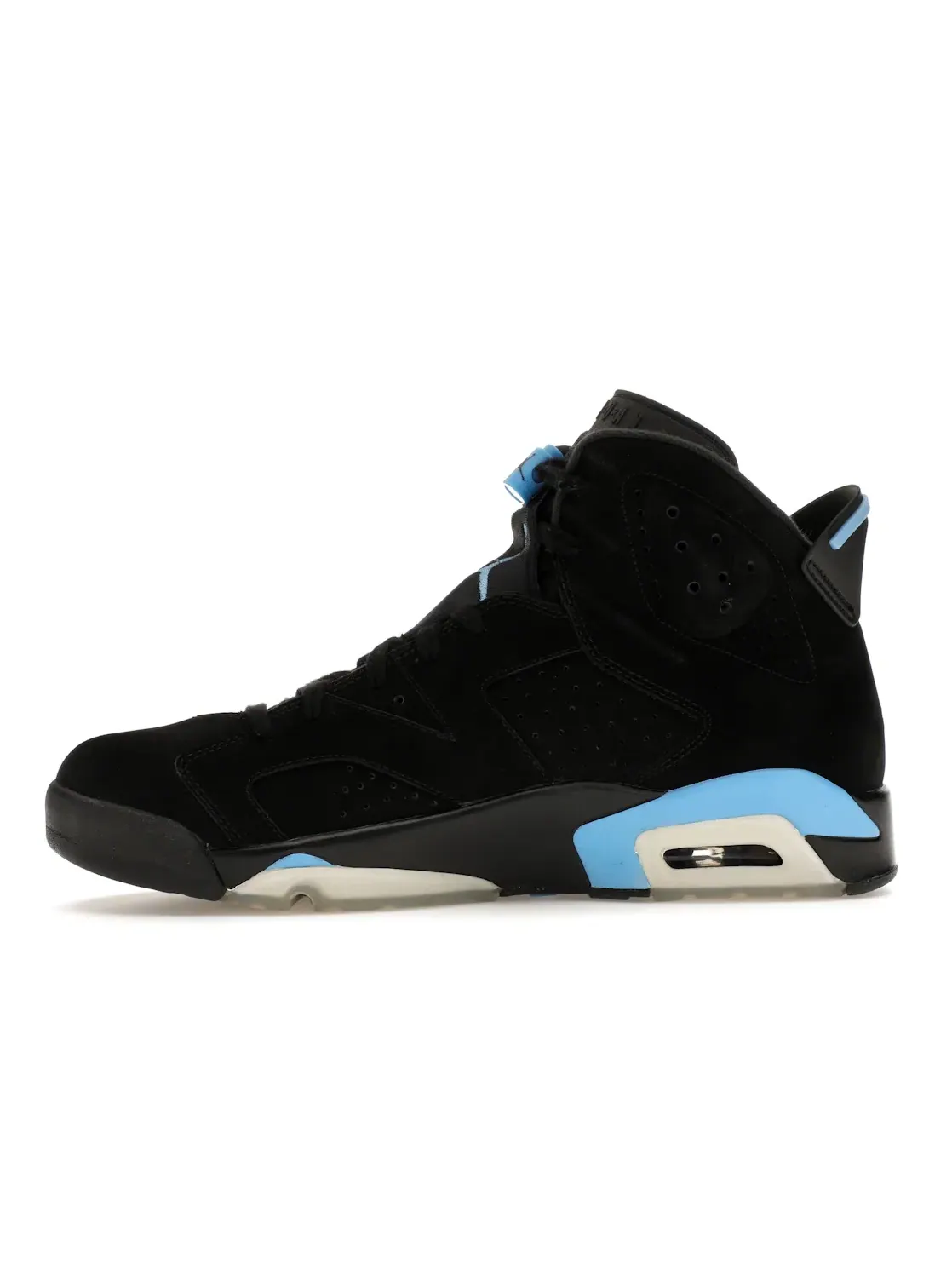Мужские кроссовки с расцветкой University Blue Jordan 6 Retro Jordan — изображение 3 из 4, черный/синий