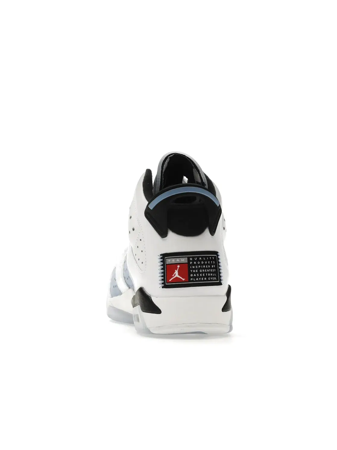Детские кроссовки с верхом из нубука и кожи Jordan 6 Retro UNC White GS Jordan — изображение 4 из 4