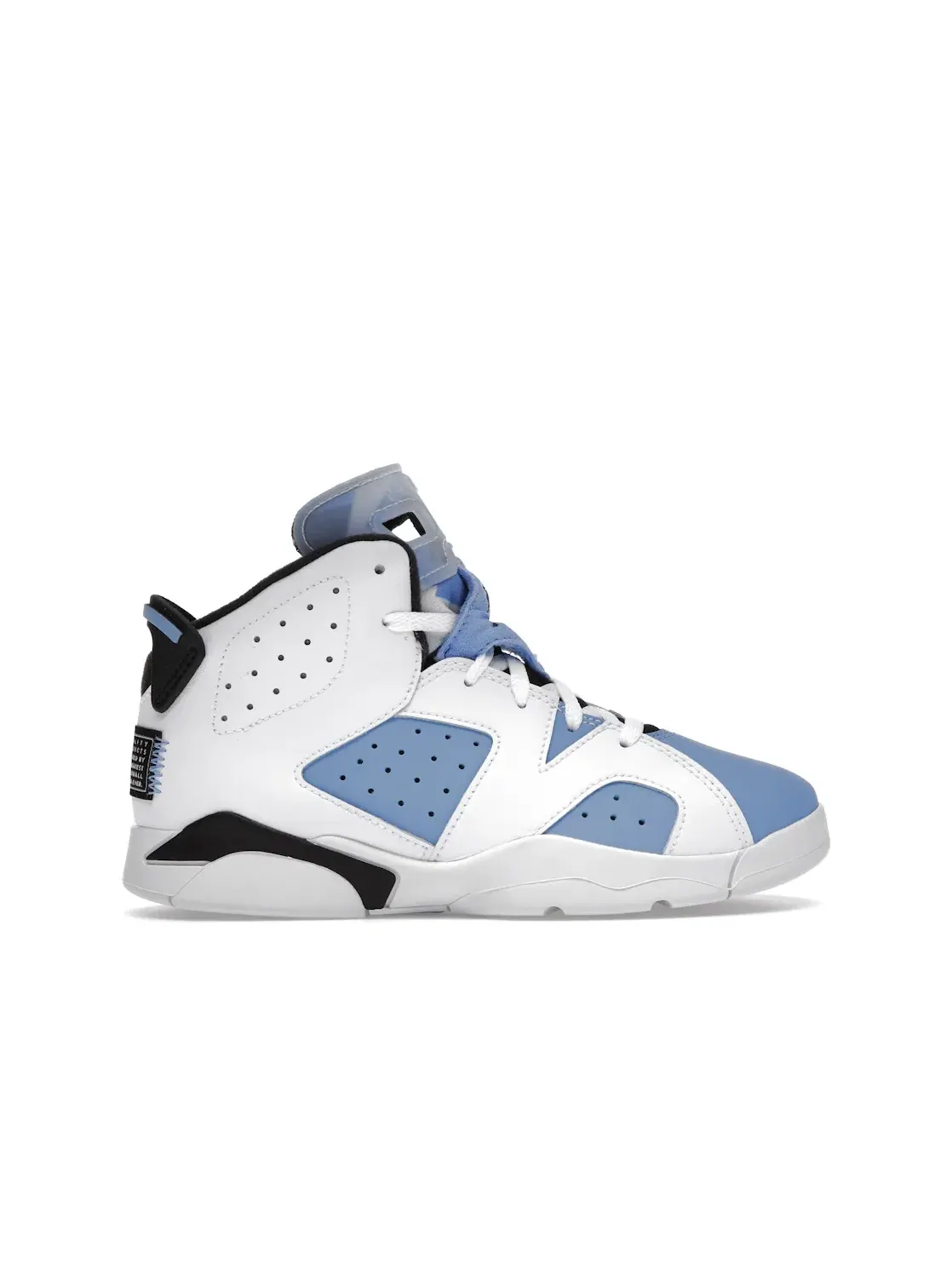 Детские кроссовки с принтом Jordan 6 Retro UNC White PS Jordan — изображение 1 из 4, белый/синий/черный