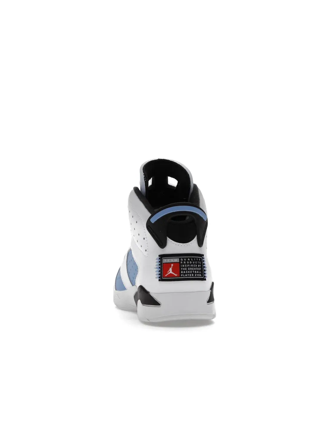 Детские кроссовки с принтом Jordan 6 Retro UNC White PS Jordan — изображение 4 из 4, белый/синий/черный