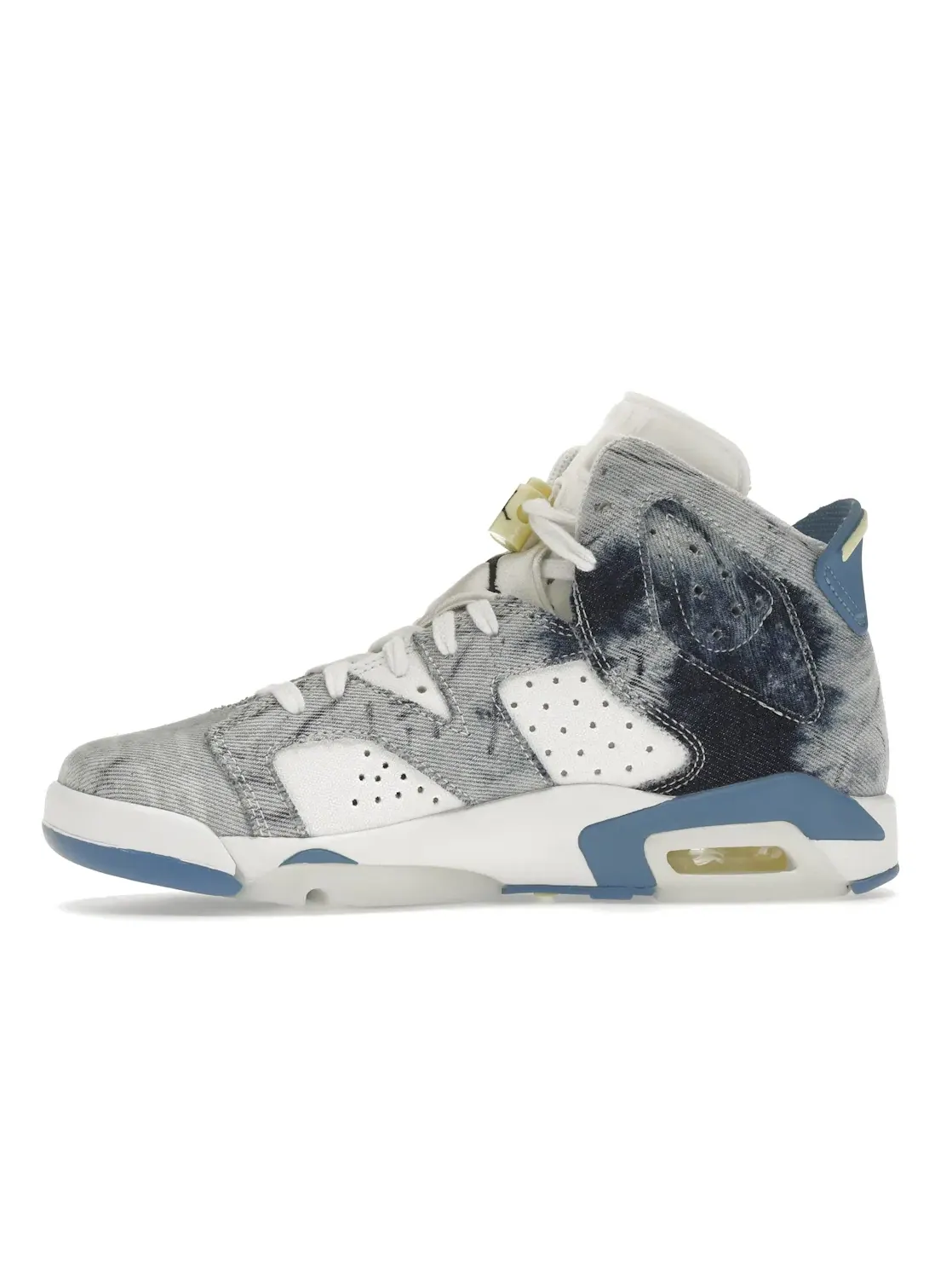 Детские кроссовки Lifestyle с принтом Jordan 6 Retro Jordan — изображение 3 из 4, белый/синий--черный