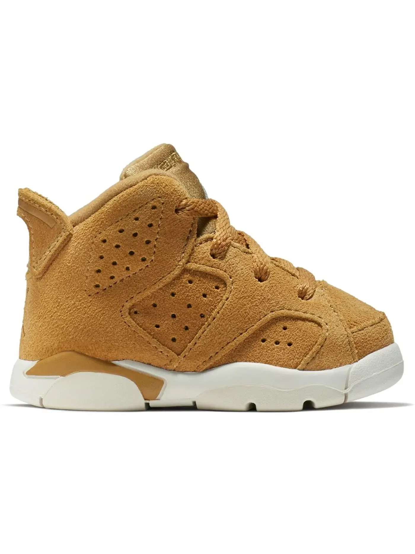 Детские кроссовки с классическим дизайном Jordan 6 Retro Jordan — изображение 1 из 1, золотистый/золотистый