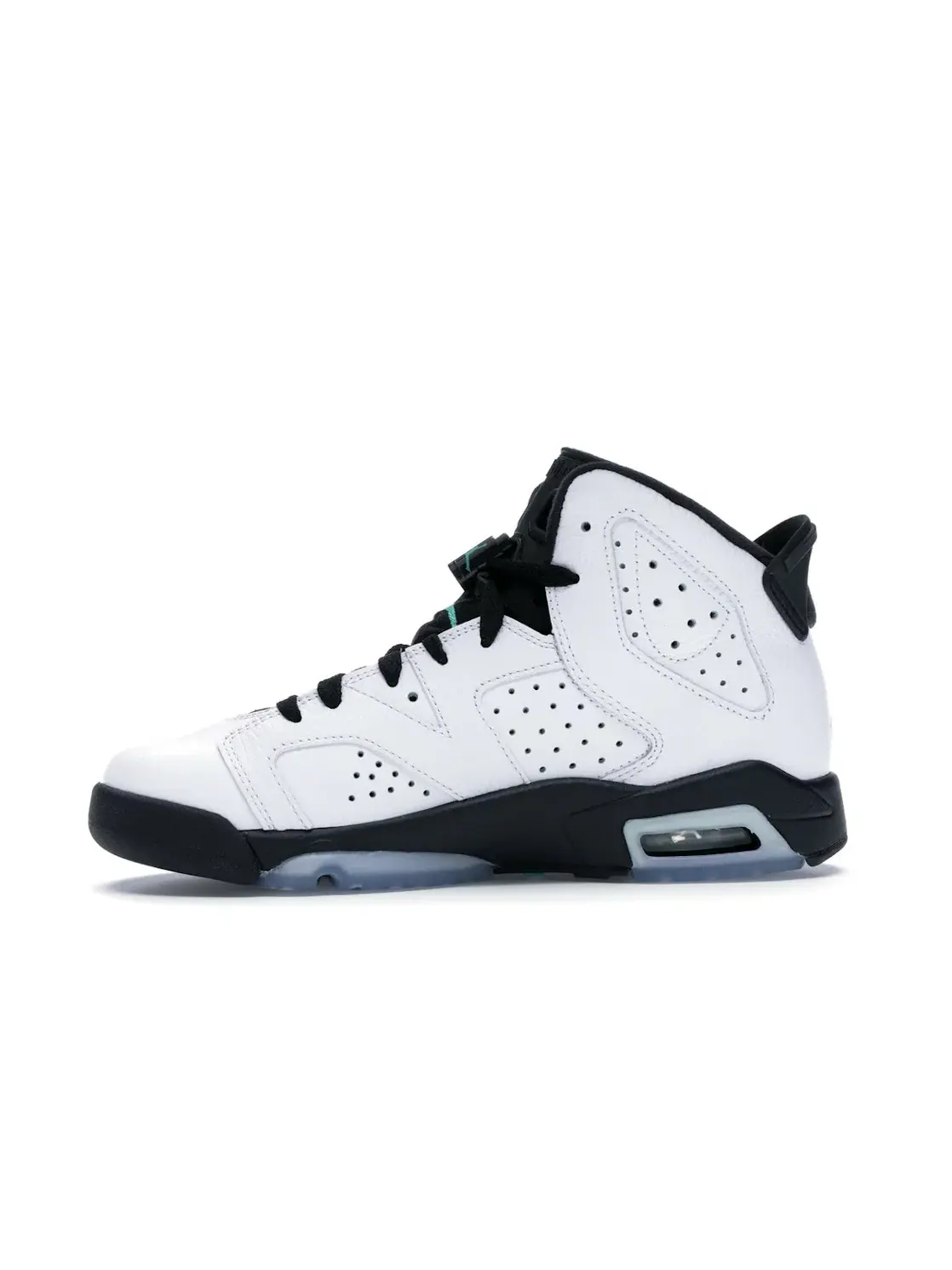 Детские кроссовки Lifestyle на шнуровке Jordan 6 Retro Jordan — изображение 3 из 4, белый/белый--черный