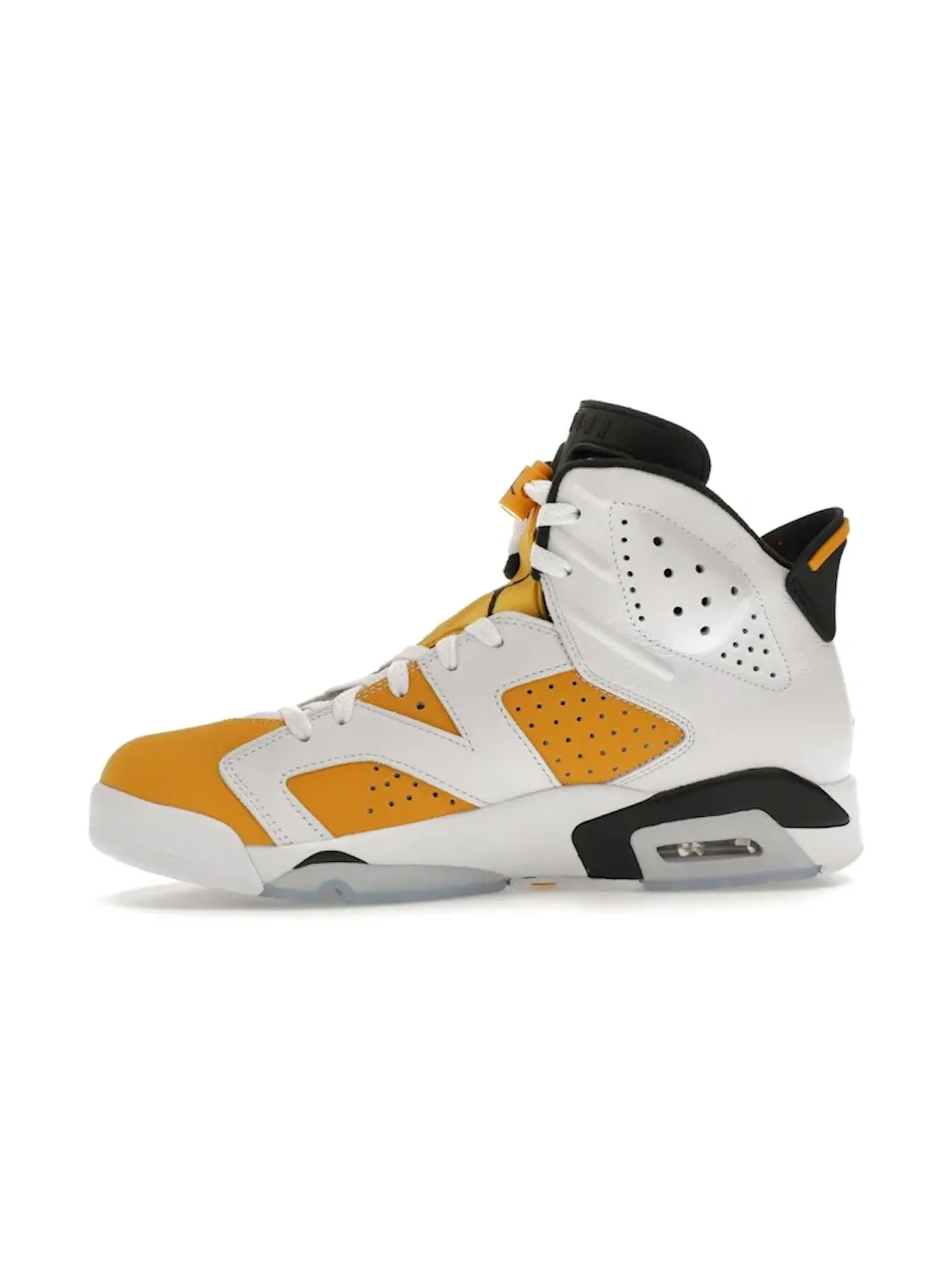 Мужские кроссовки с перфорацией Jordan 6 Retro Jordan — изображение 3 из 4, белый/желтый-черный