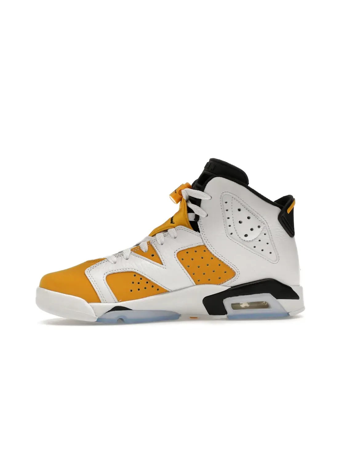 Детские кроссовки Lifestyle с ретро-дизайном Jordan 6 Retro Jordan — изображение 3 из 4, белый/желтый-черный