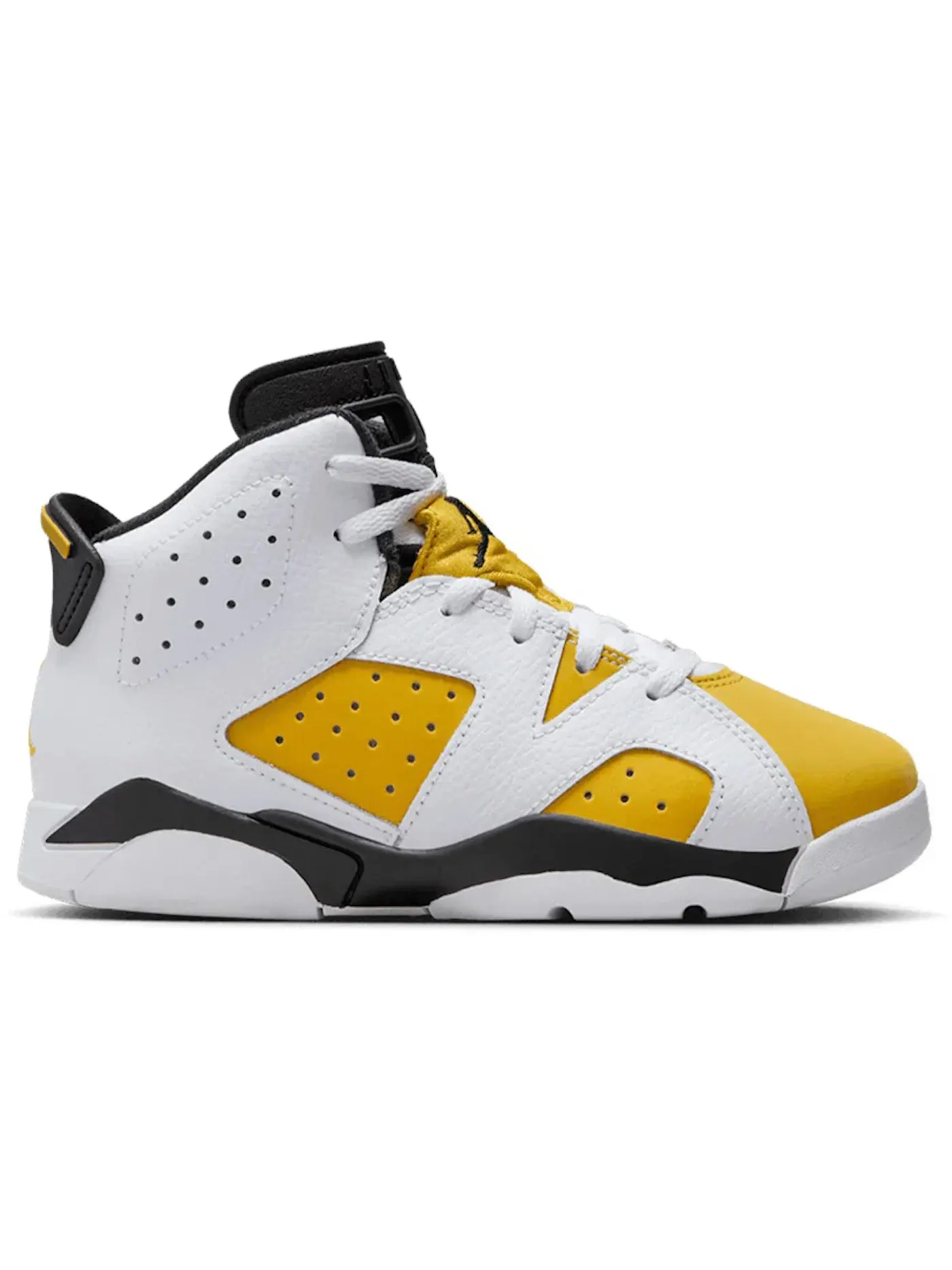 Детские кроссовки lifestyle с принтом Jordan 6 Retro Jordan — изображение 1 из 1, белый/желтый-черный