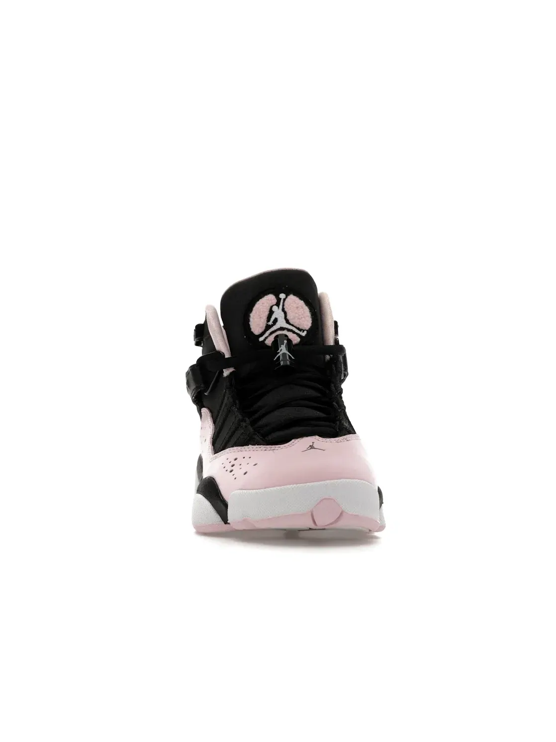 Детские кроссовки Lifestyle с перфорацией Jordan 6 Rings — изображение 2 из 4, черный/розовый-белый