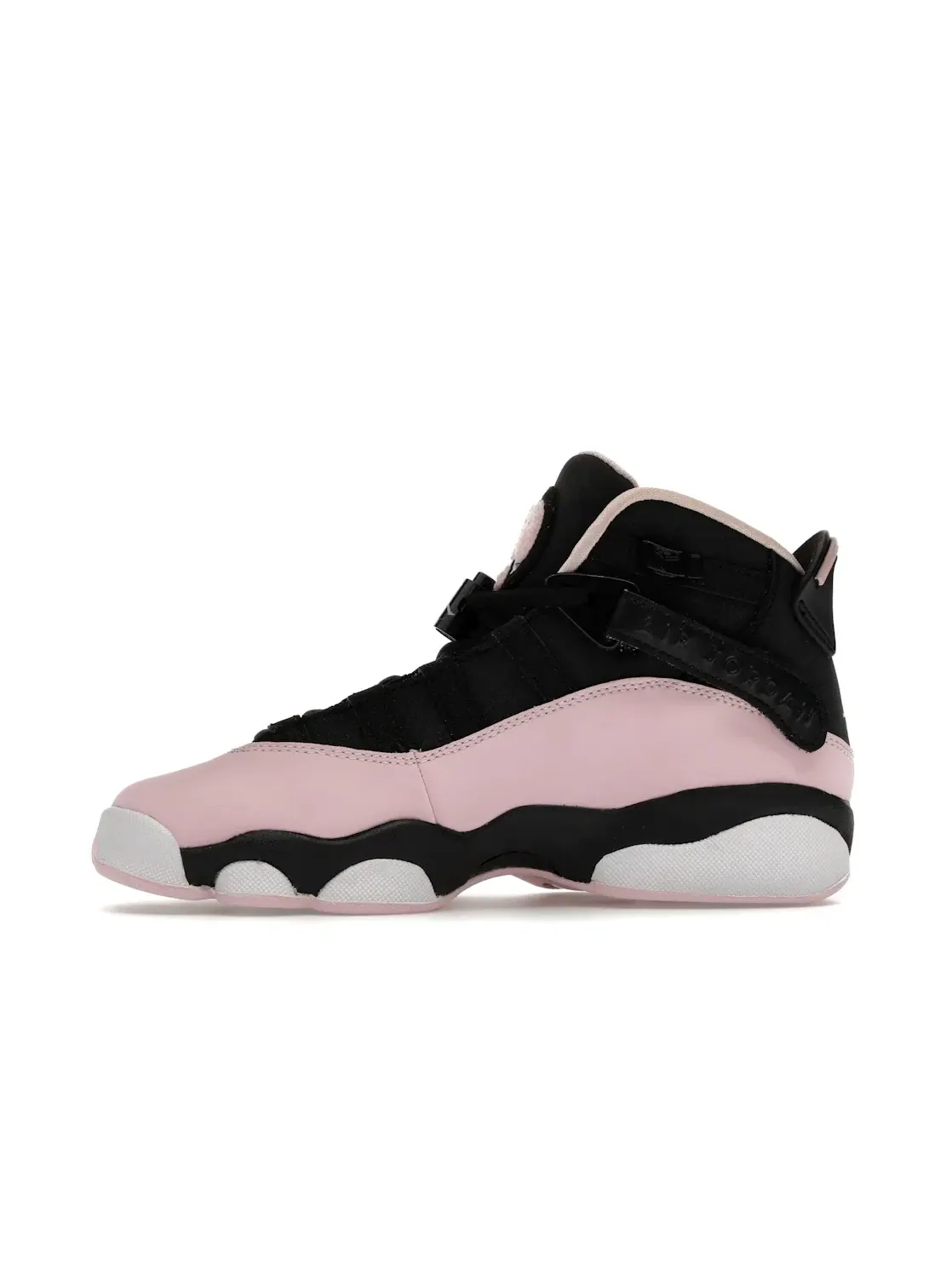Детские кроссовки Lifestyle с перфорацией Jordan 6 Rings — изображение 3 из 4, черный/розовый-белый