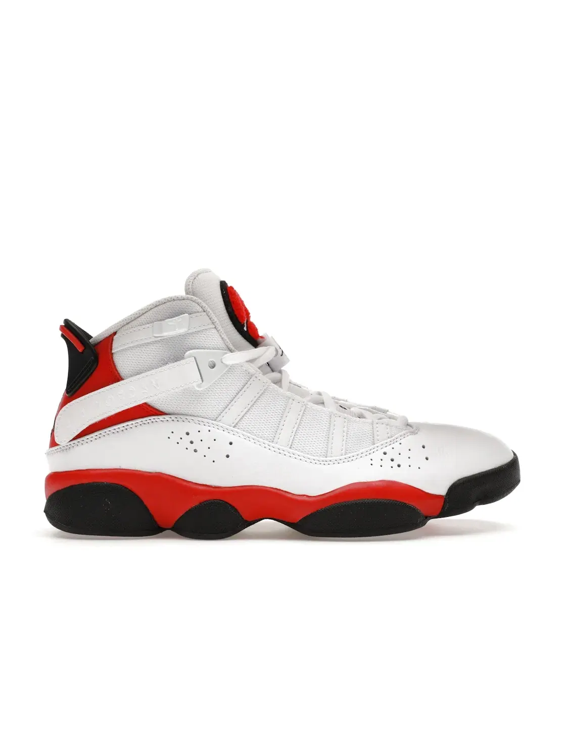 Мужские кроссовки кожаные Jordan 6 Rings — изображение 1 из 4, белый/черный/красный