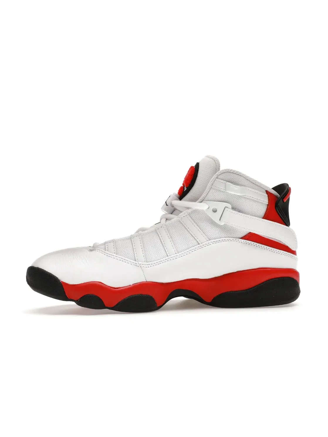 Мужские кроссовки кожаные Jordan 6 Rings — изображение 3 из 4, белый/черный/красный