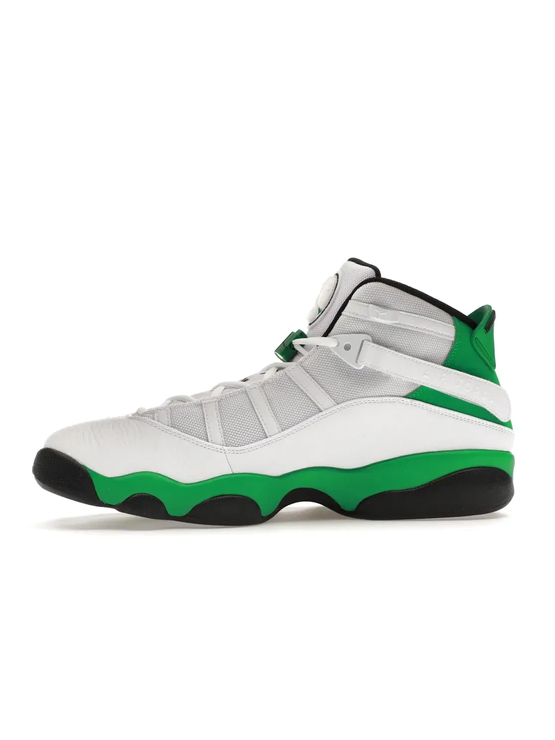 Мужские кроссовки с замком-шнуровкой Jordan 6 Rings Jordan — изображение 3 из 4, белый/черный/зеленый