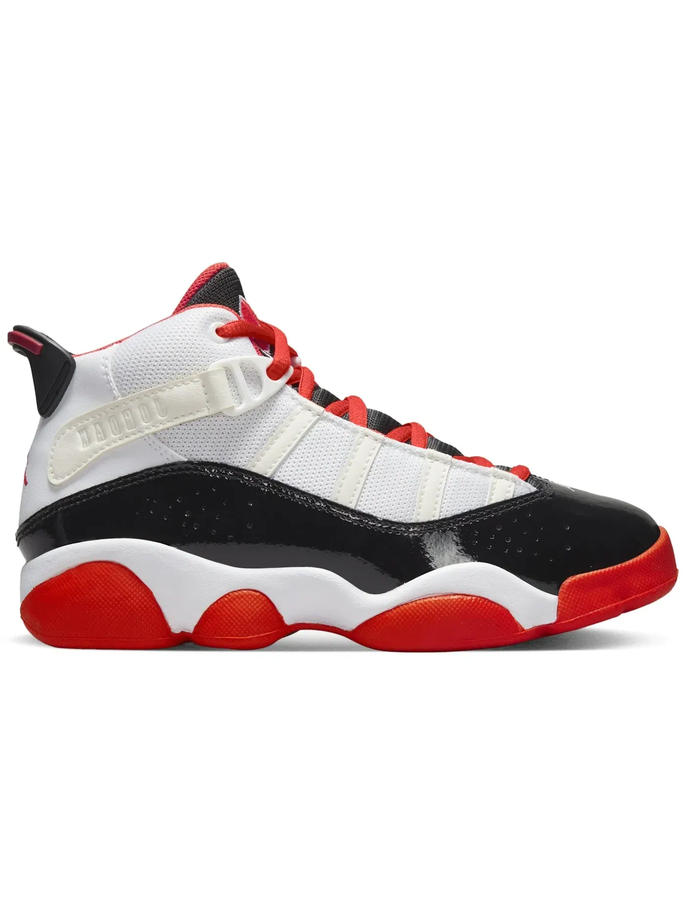Детские кроссовки Lifestyle Jordan 6 Rings Jordan — изображение 1 из 1, белый/черный//оранжевый