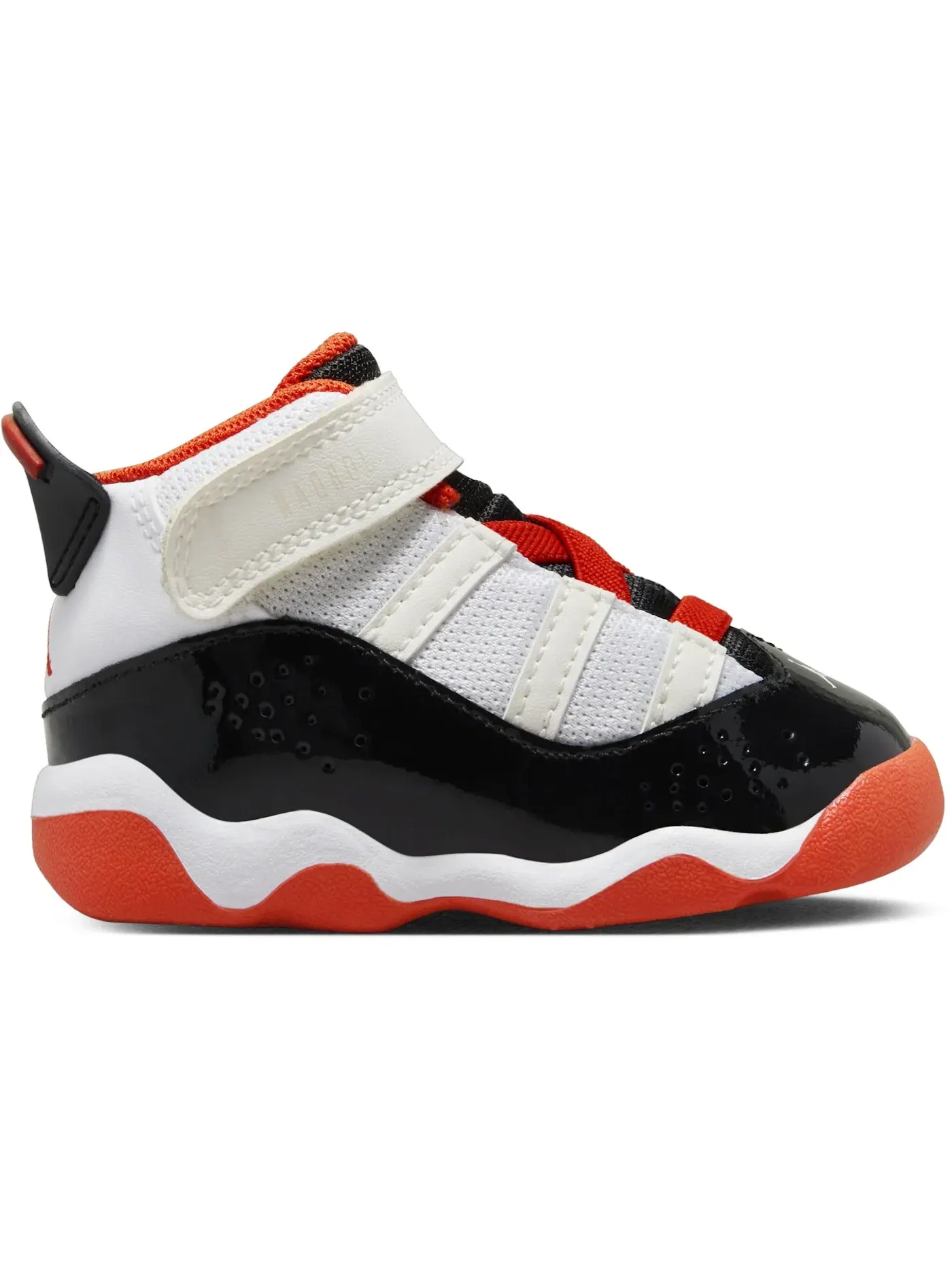 Детские кроссовки Lifestyle Jordan 6 Rings Jordan — изображение 1 из 1, белый/черный//оранжевый