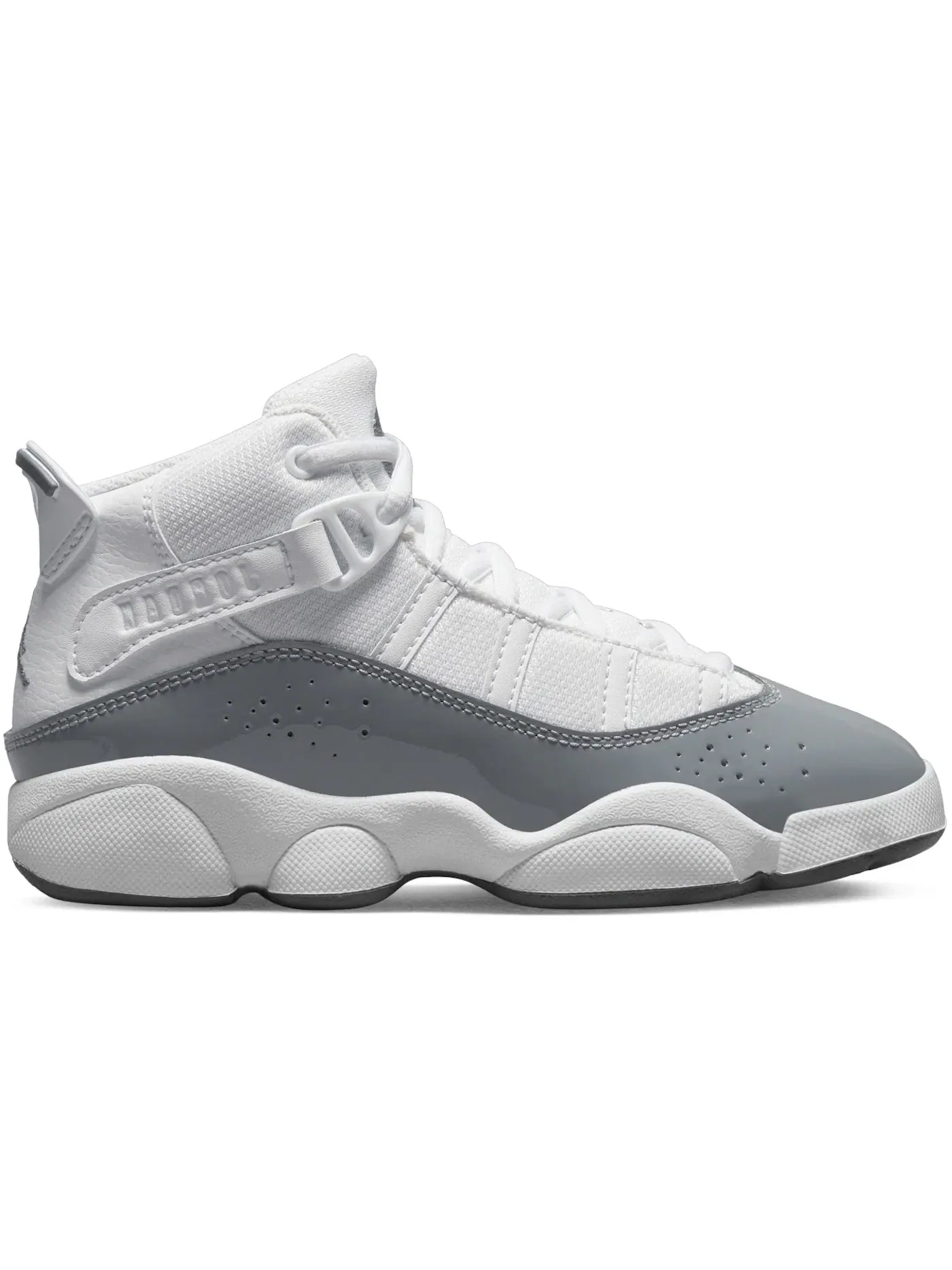 Детские кроссовки Lifestyle с моделью Jordan 6 Rings Jordan — изображение 1 из 1, белый/белый/серый