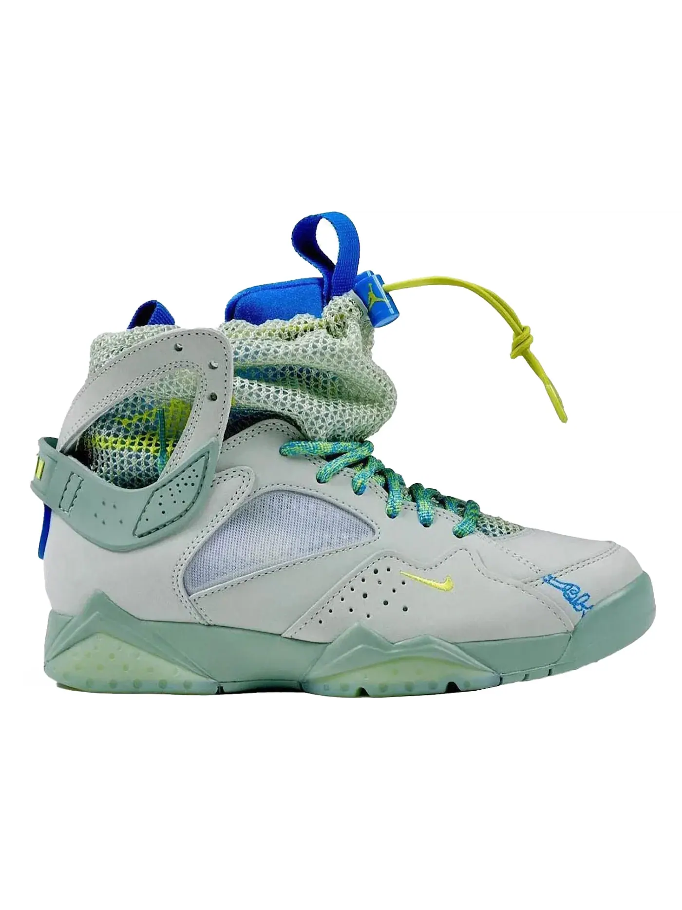 Женские кроссовки Lifestyle Jordan 7 Retro Bephie's Beauty Supply Seafoam Jordan — изображение 1 из 1, синий
