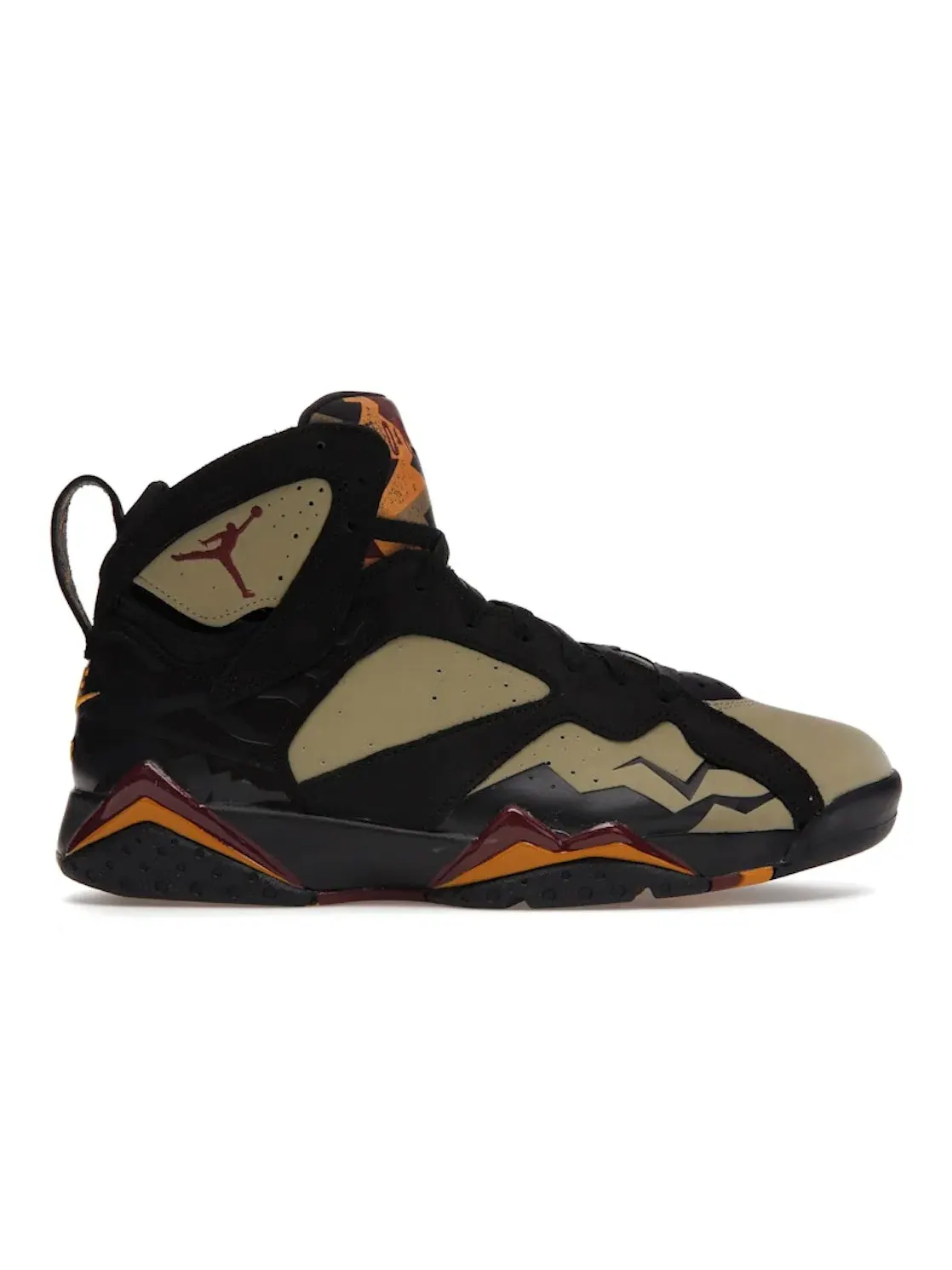 Мужские кроссовки Lifestyle с высоким верхом Jordan 7 Retro Jordan — изображение 1 из 4, черный/красный-оливковый