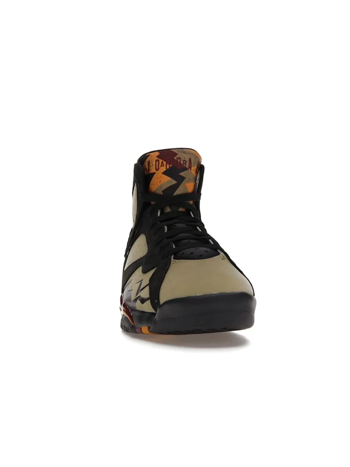 Мужские кроссовки Lifestyle с высоким верхом Jordan 7 Retro Jordan — изображение 2 из 4, черный/красный-оливковый