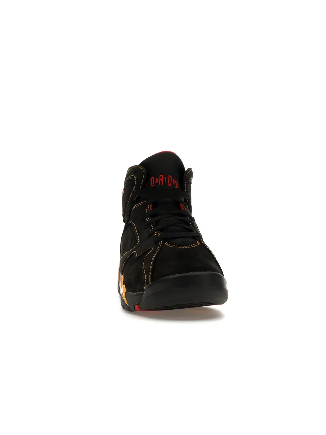 Детские кроссовки для мальчиков с контрастной строчкой Jordan 7 Retro — изображение 2 из 4, черный/-красный