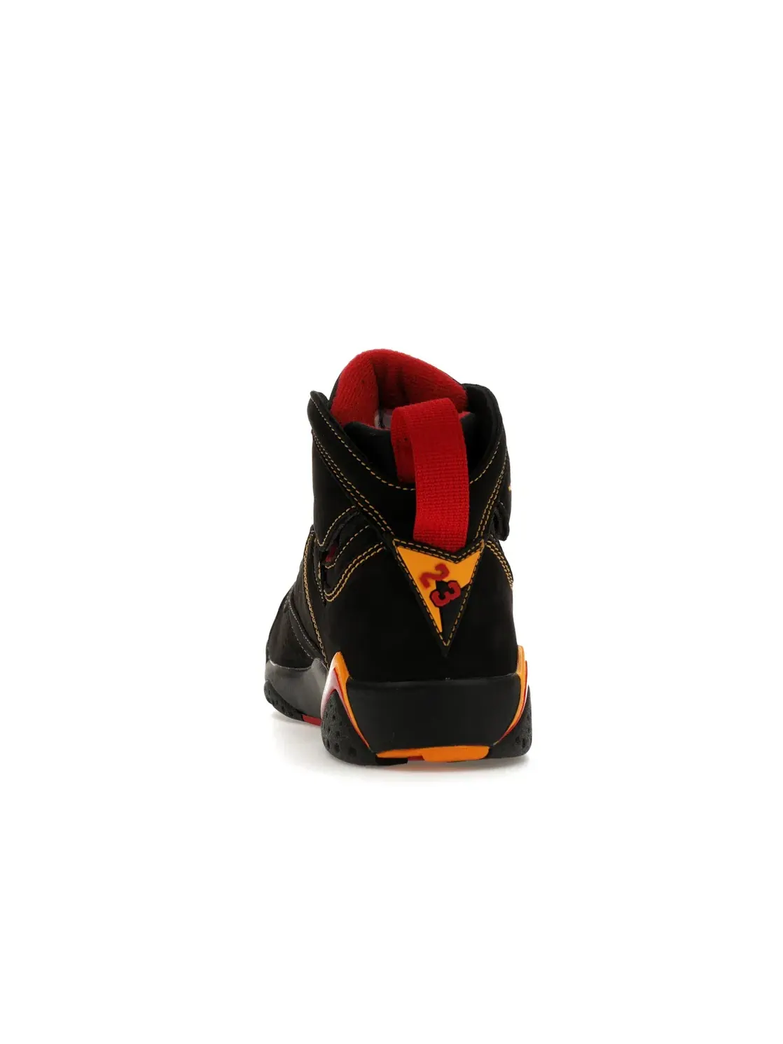 Детские кроссовки для мальчиков с контрастной строчкой Jordan 7 Retro — изображение 4 из 4, черный/-красный