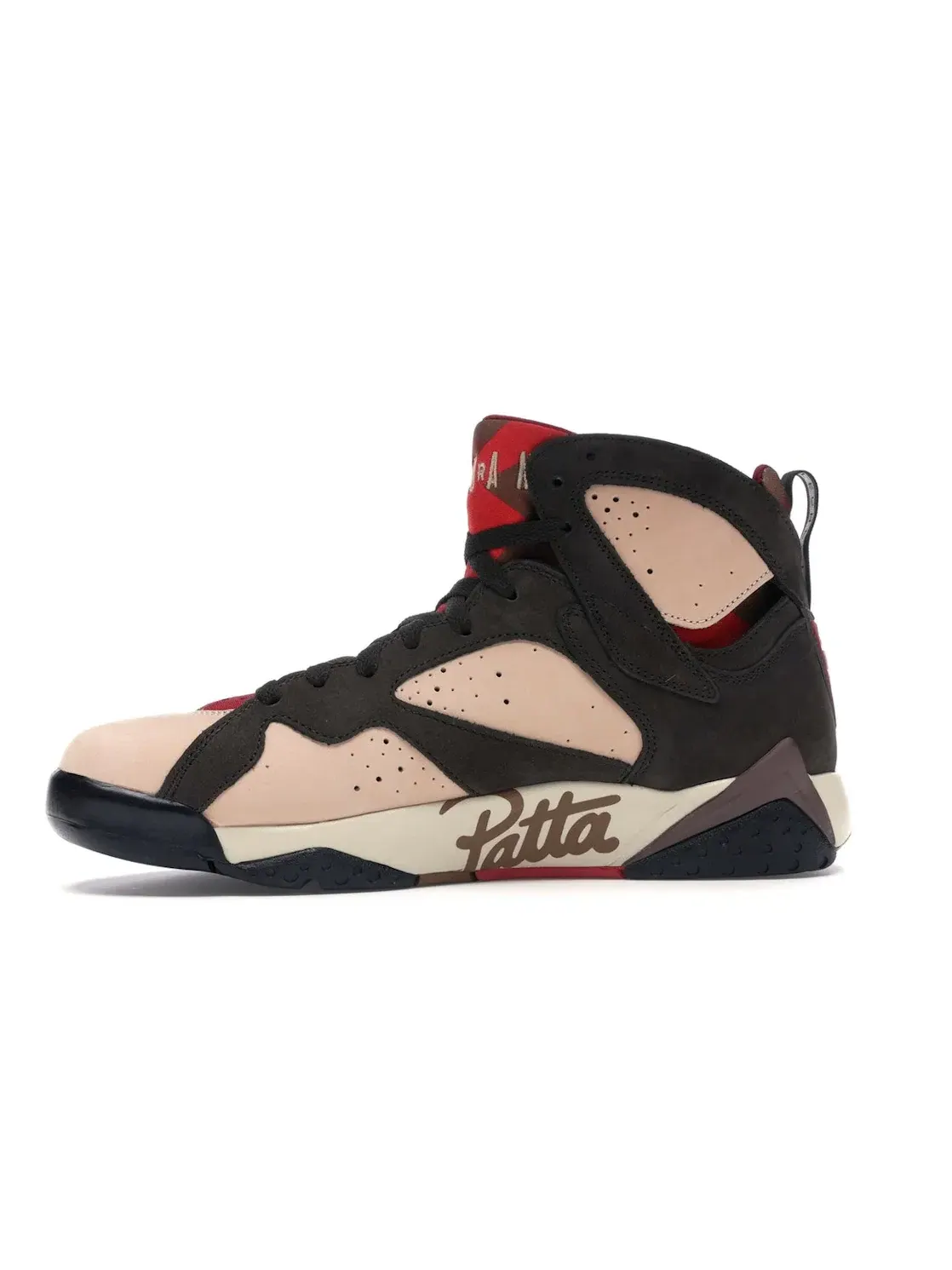 Мужские кроссовки Lifestyle Jordan 7 Retro Patta Shimmer Jordan — изображение 3 из 4, красный--коричневый