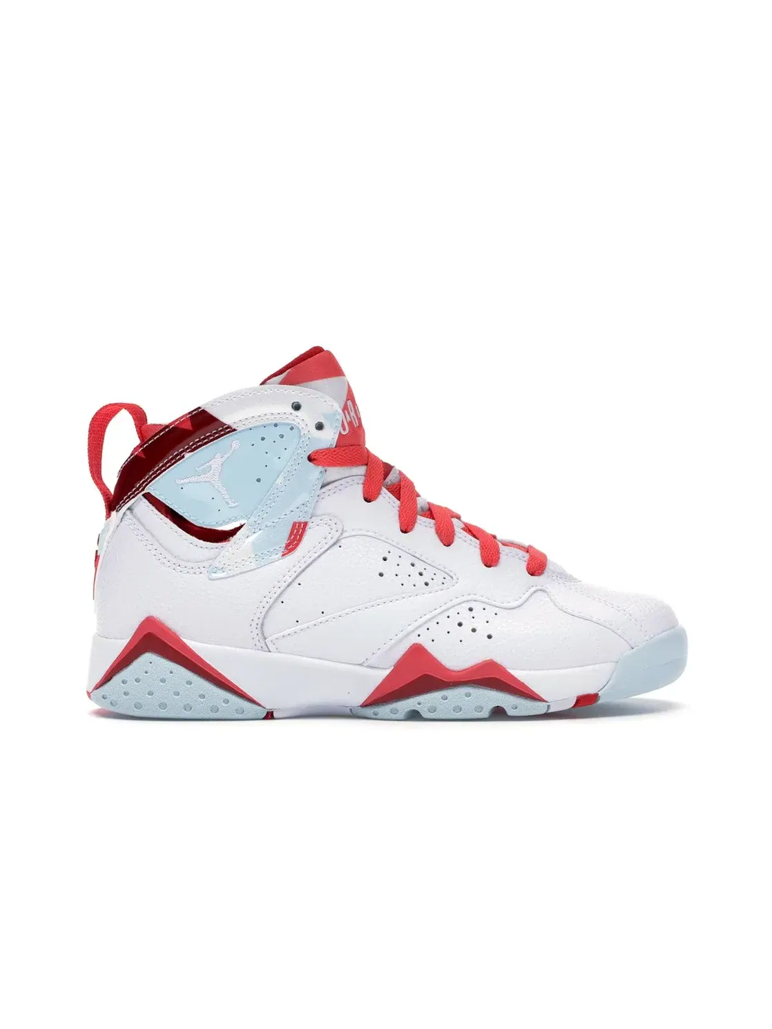 Детские кроссовки Lifestyle с перфорацией Jordan 7 Retro Jordan — изображение 1 из 4, белый/белый---красный