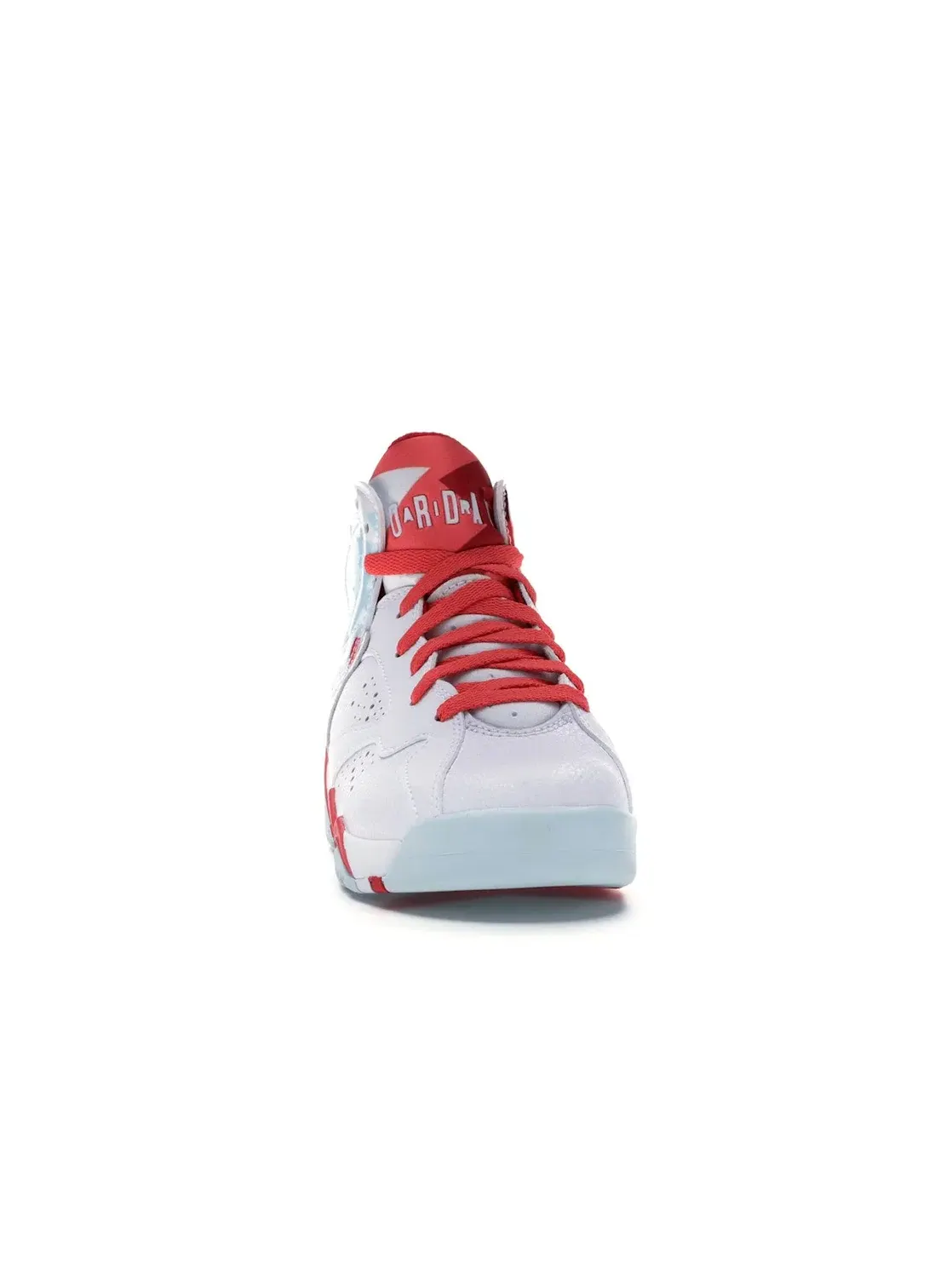 Детские кроссовки Lifestyle с перфорацией Jordan 7 Retro Jordan — изображение 2 из 4, белый/белый---красный