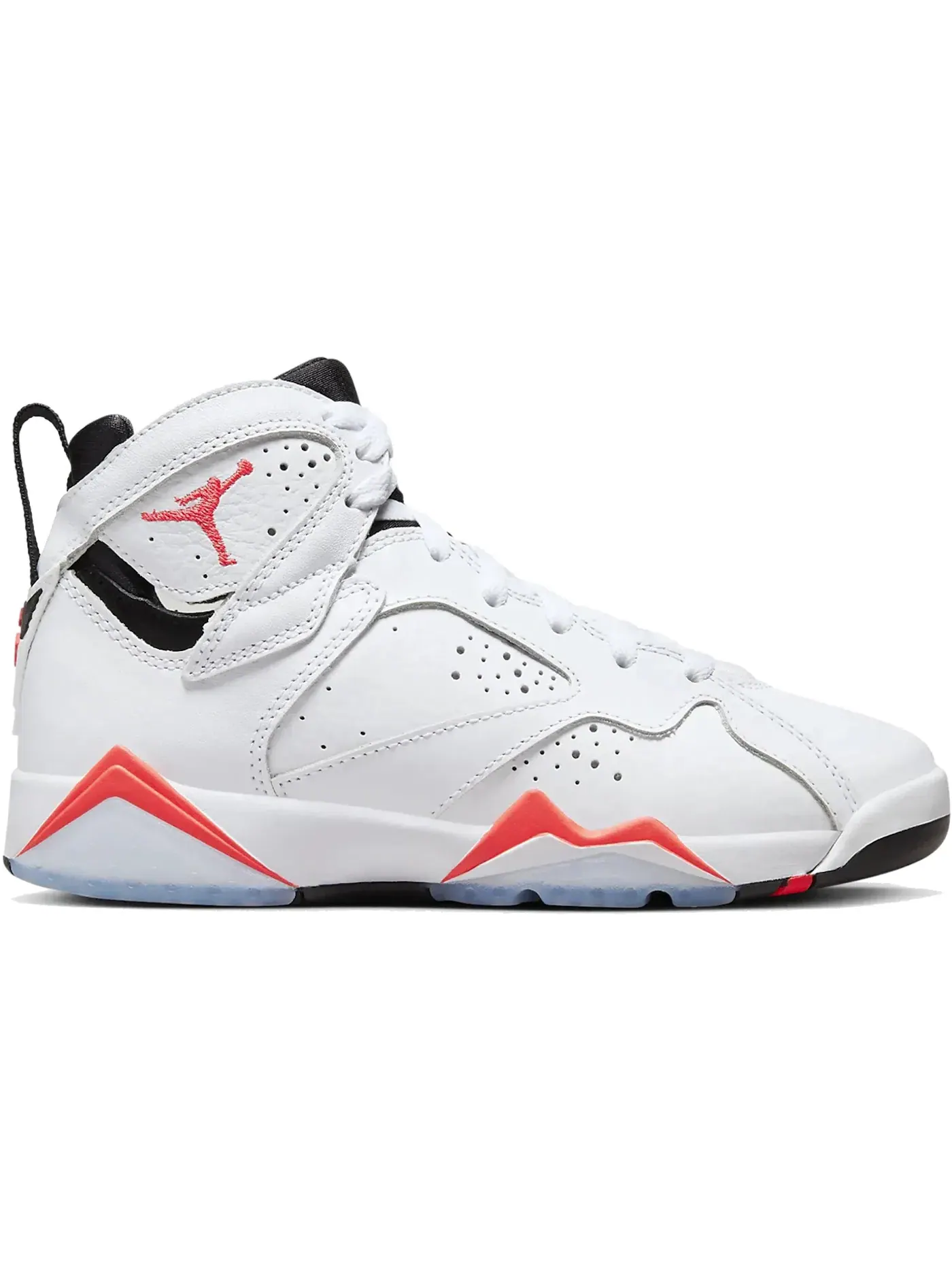 Детские кроссовки Lifestyle с принтом Jordan 7 Retro Jordan — изображение 1 из 1, белый/черный