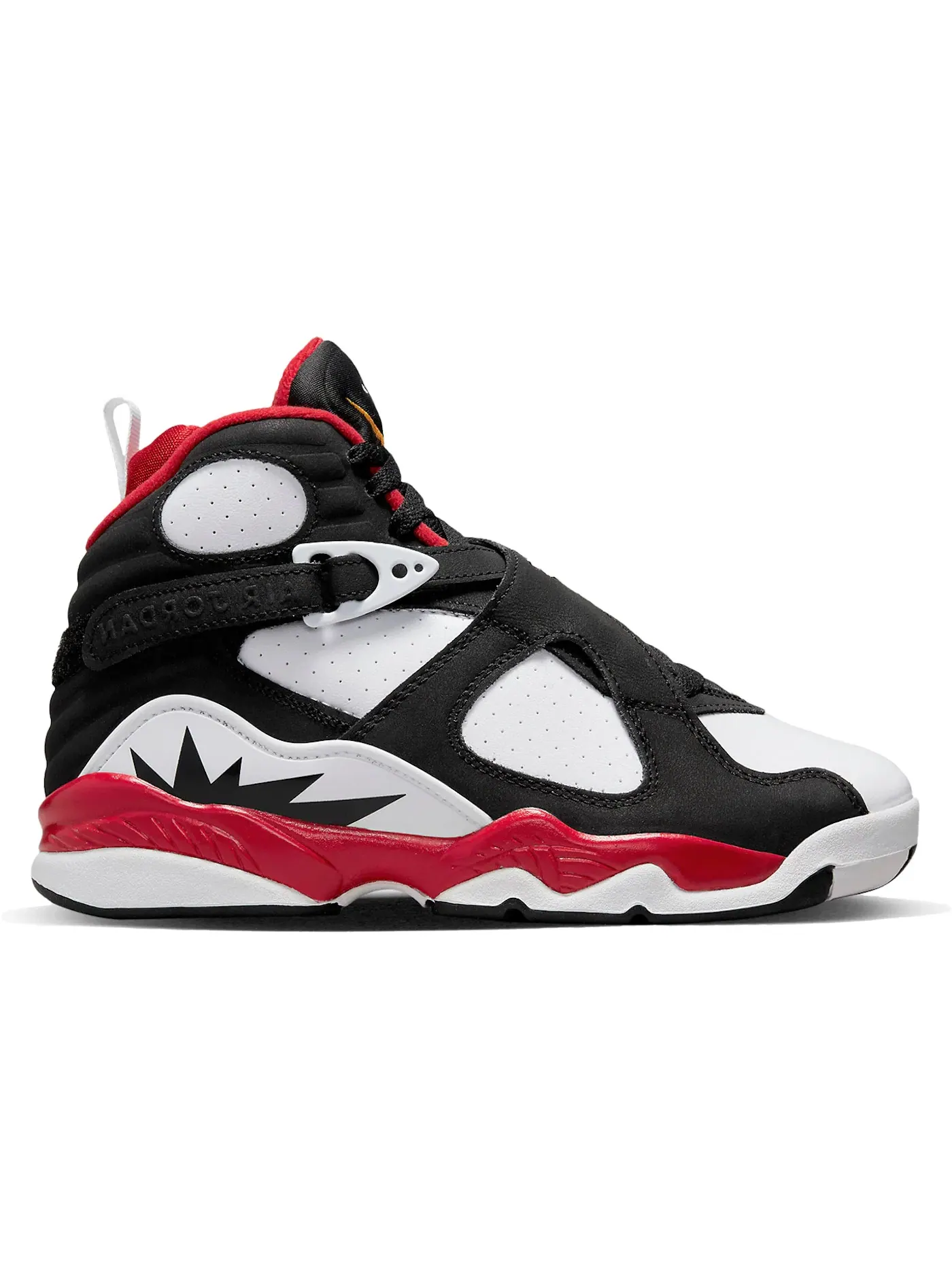 Детские кроссовки Lifestyle с перфорацией Jordan 8 Paprika Jordan — изображение 1 из 1, черный-белый-золотистый