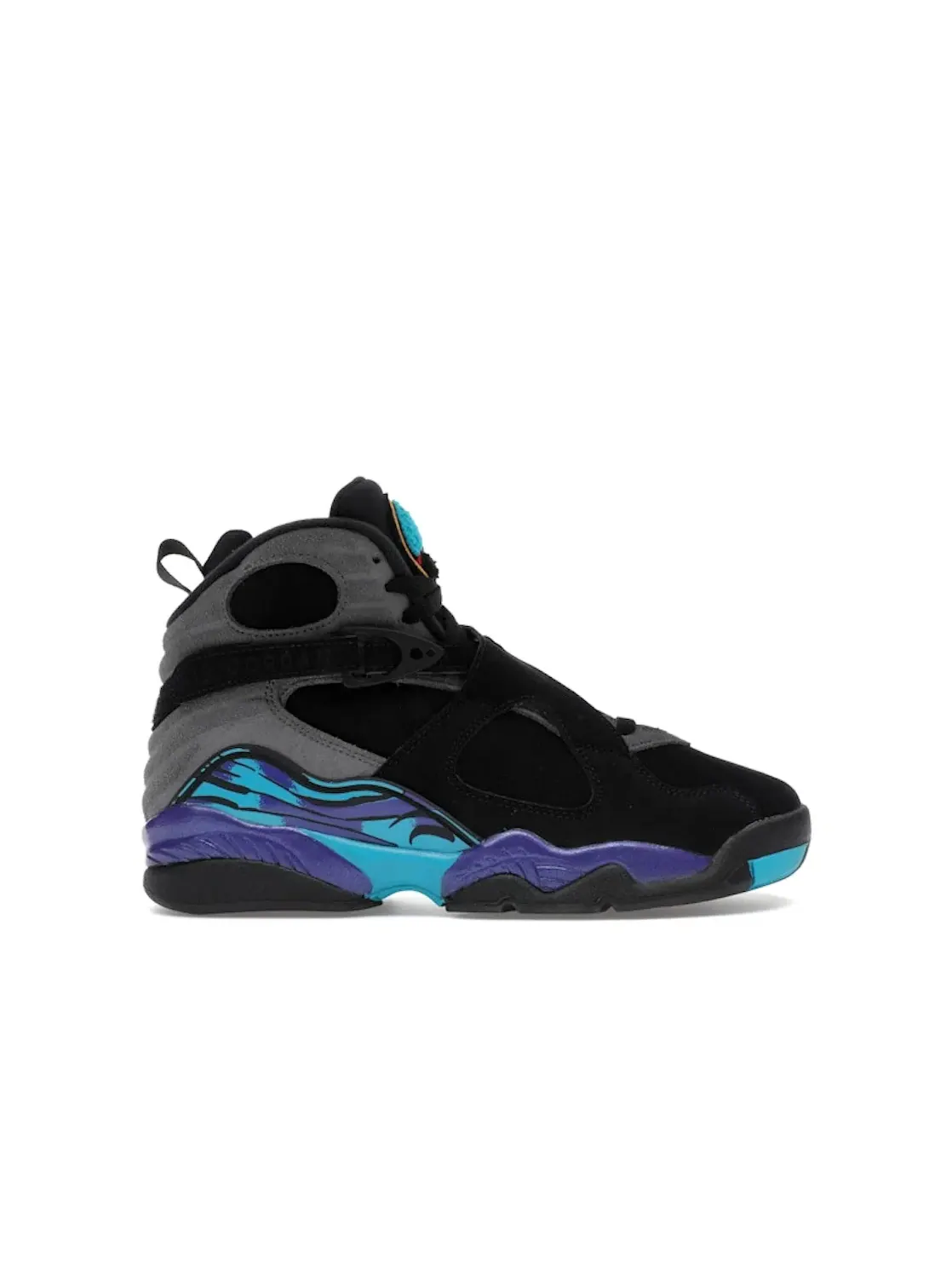 Детские кроссовки с ремешками Jordan 8 Retro Aqua (2025) (GS) Jordan — изображение 1 из 4