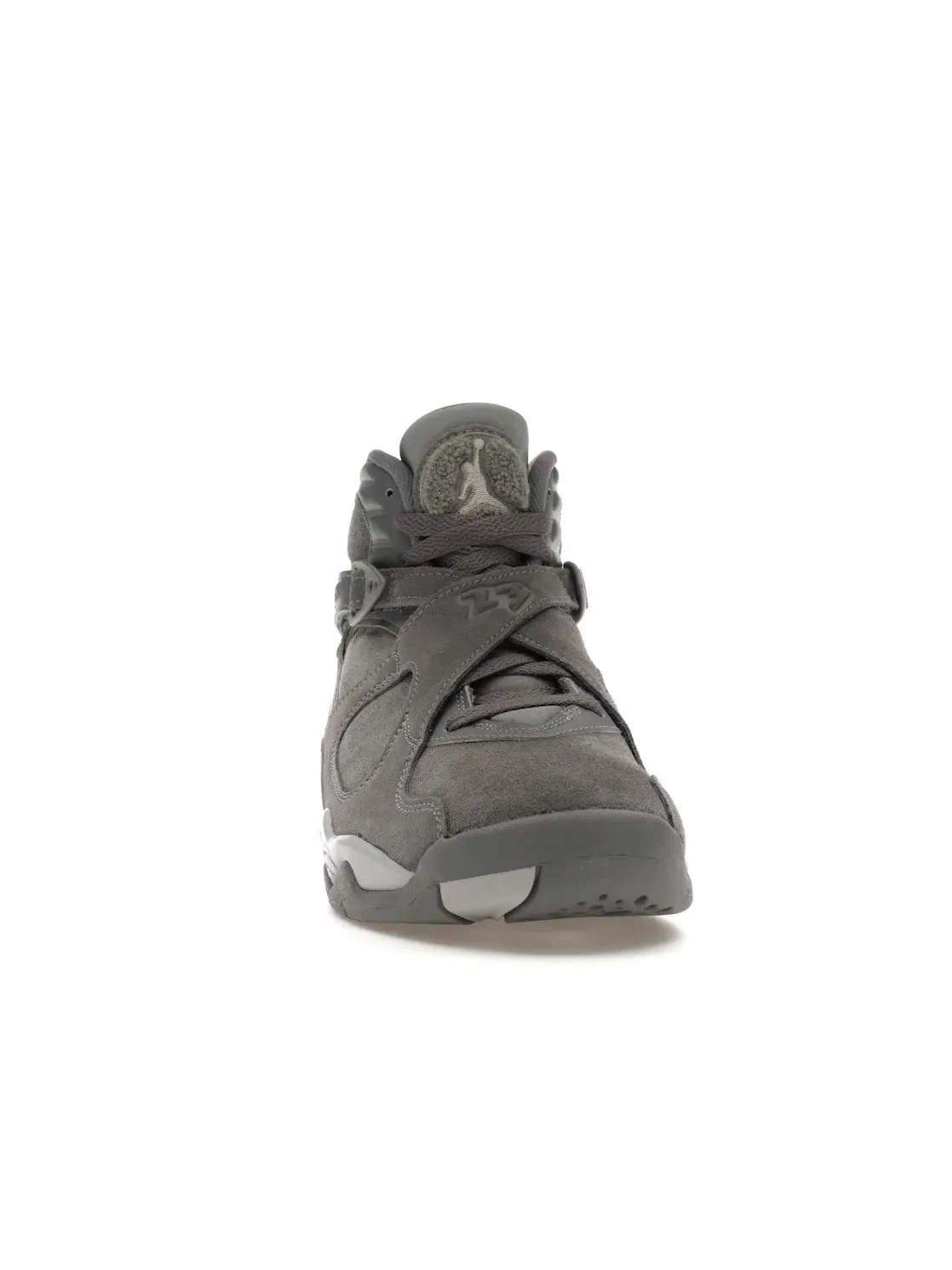 Мужские кроссовки замшевые Jordan 8 Retro — изображение 2 из 4, серый/серый-серый