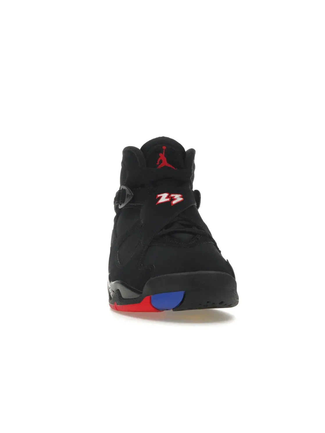 Мужские кроссовки с перекрестными ремешками Jordan 8 Retro Jordan — изображение 2 из 4, черный/красный-белый