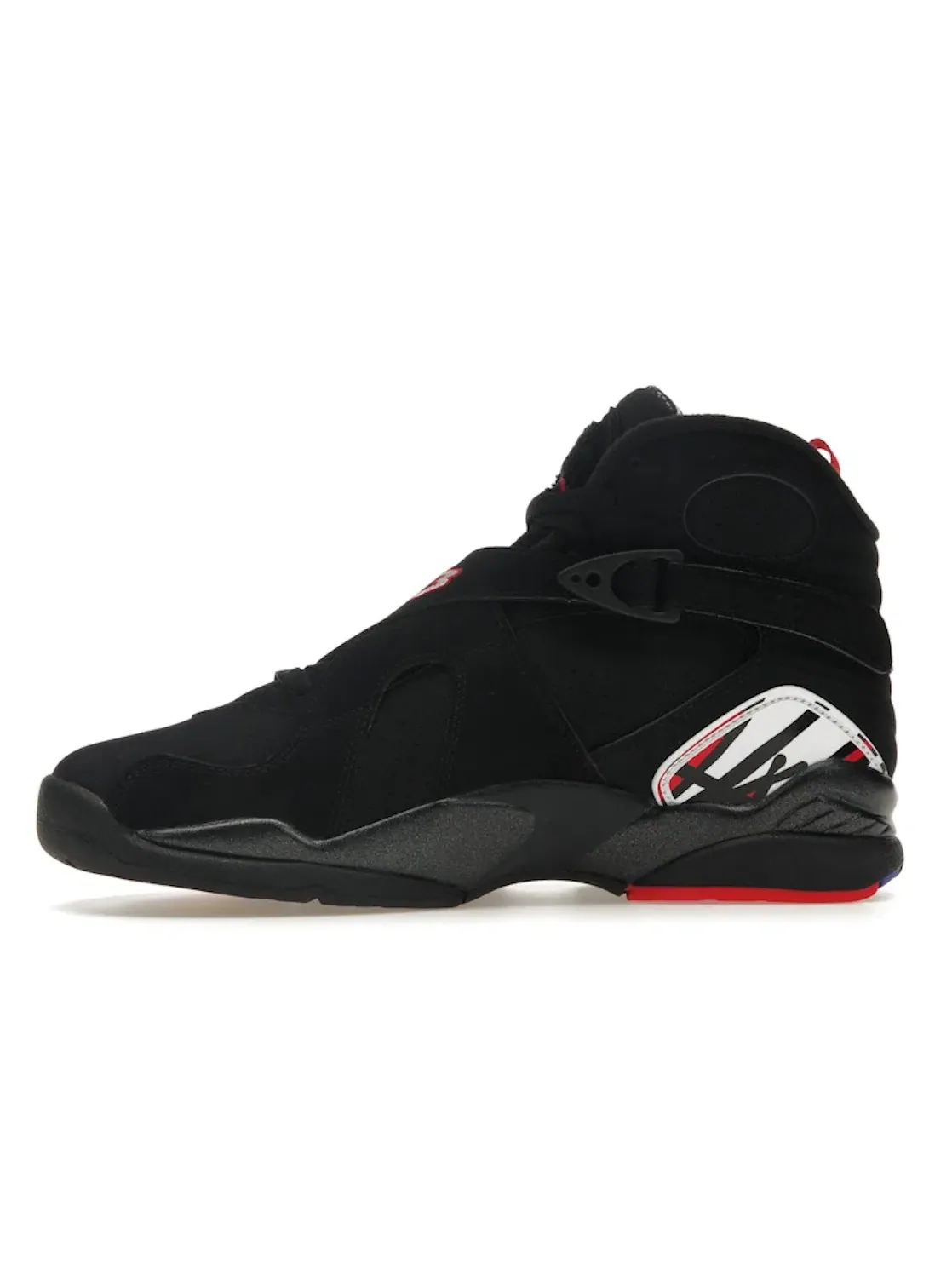 Мужские кроссовки с перекрестными ремешками Jordan 8 Retro Jordan — изображение 3 из 4, черный/красный-белый