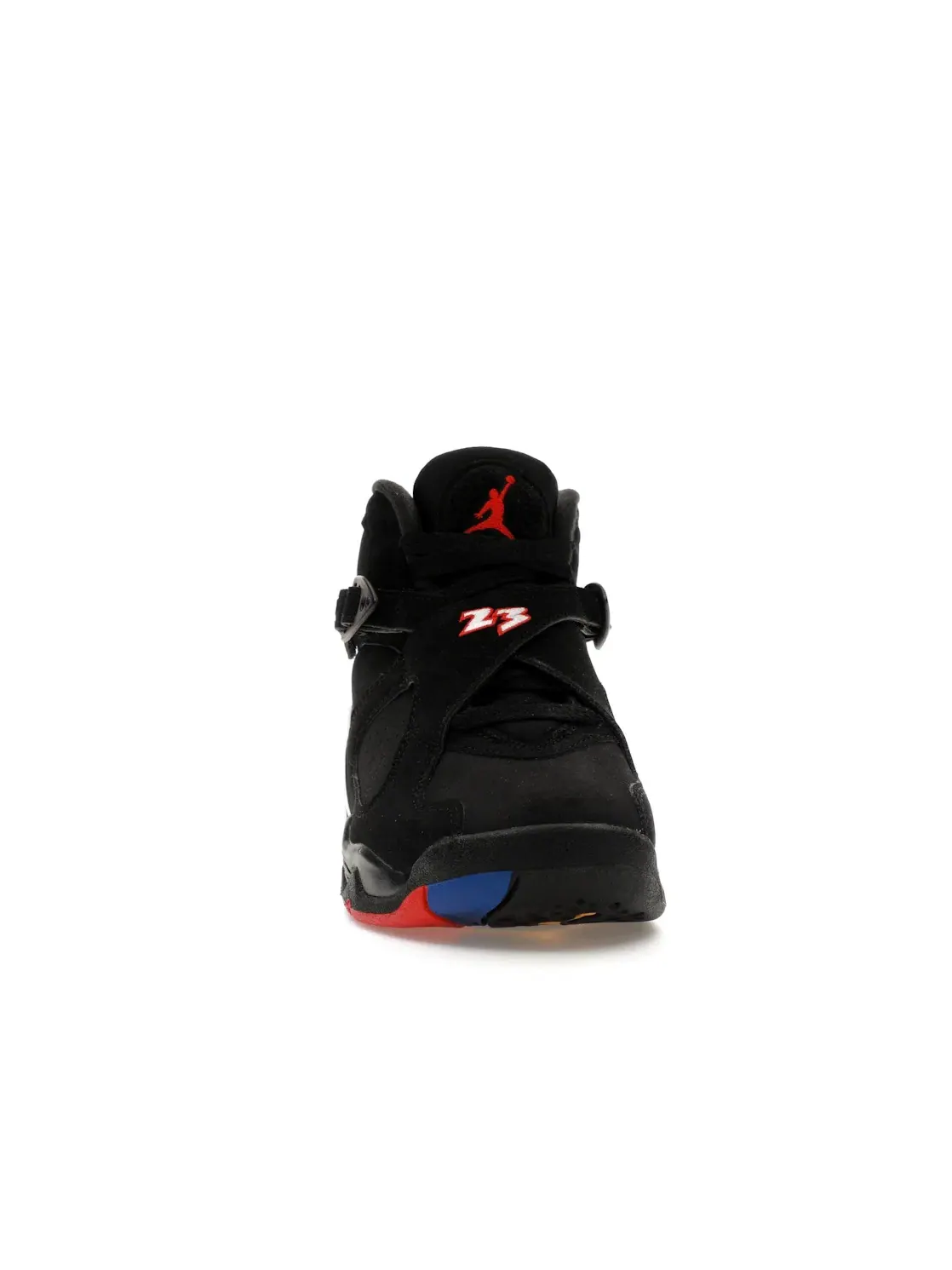 Детские кроссовки для мальчиков с ремешком Jordan 8 Retro Jordan — изображение 2 из 4, черный/красный/белый
