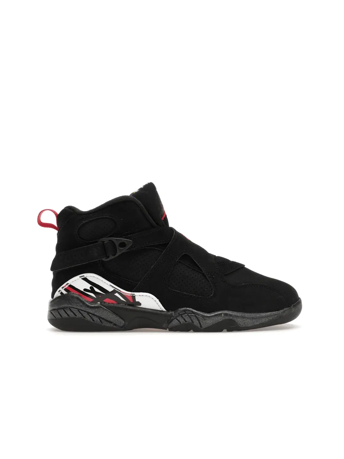 Детские кроссовки с ремешком Jordan 8 Retro Playoffs (2023) (PS) Jordan — изображение 1 из 4, черный/красный/белый